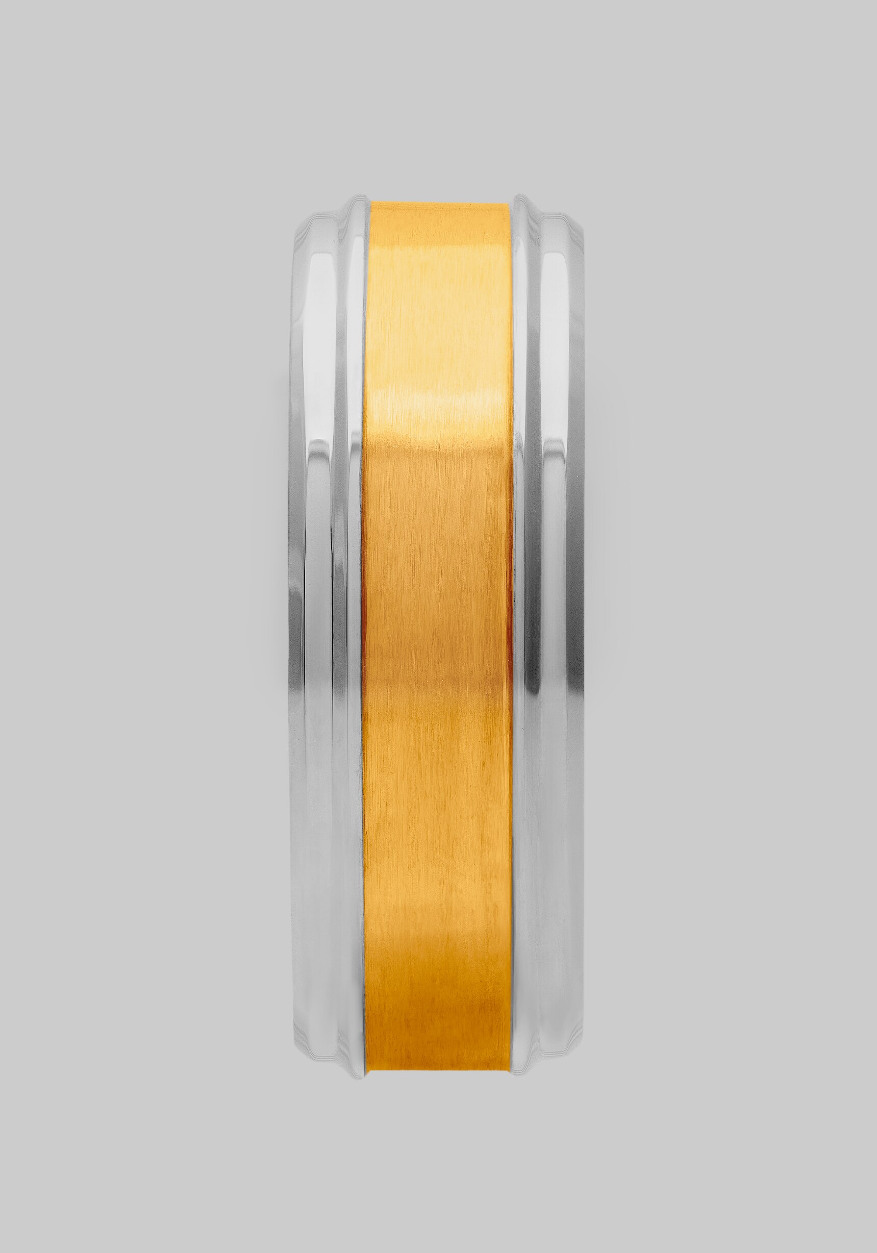 GTX 8mm Stainless Steel Band, Silver & Gold