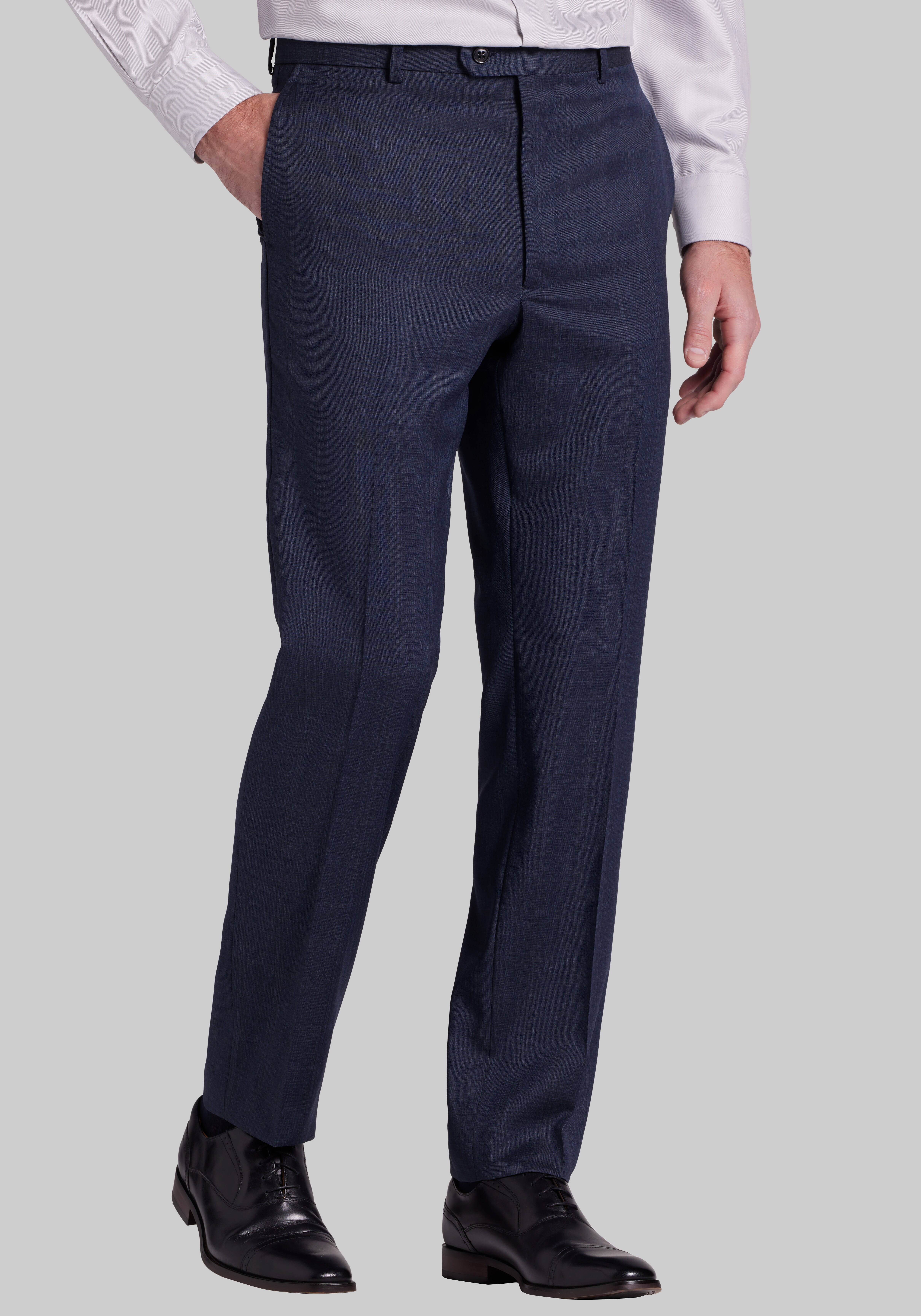 Reserve Collection Tailored Fit Stripe Suit - Big & Tall