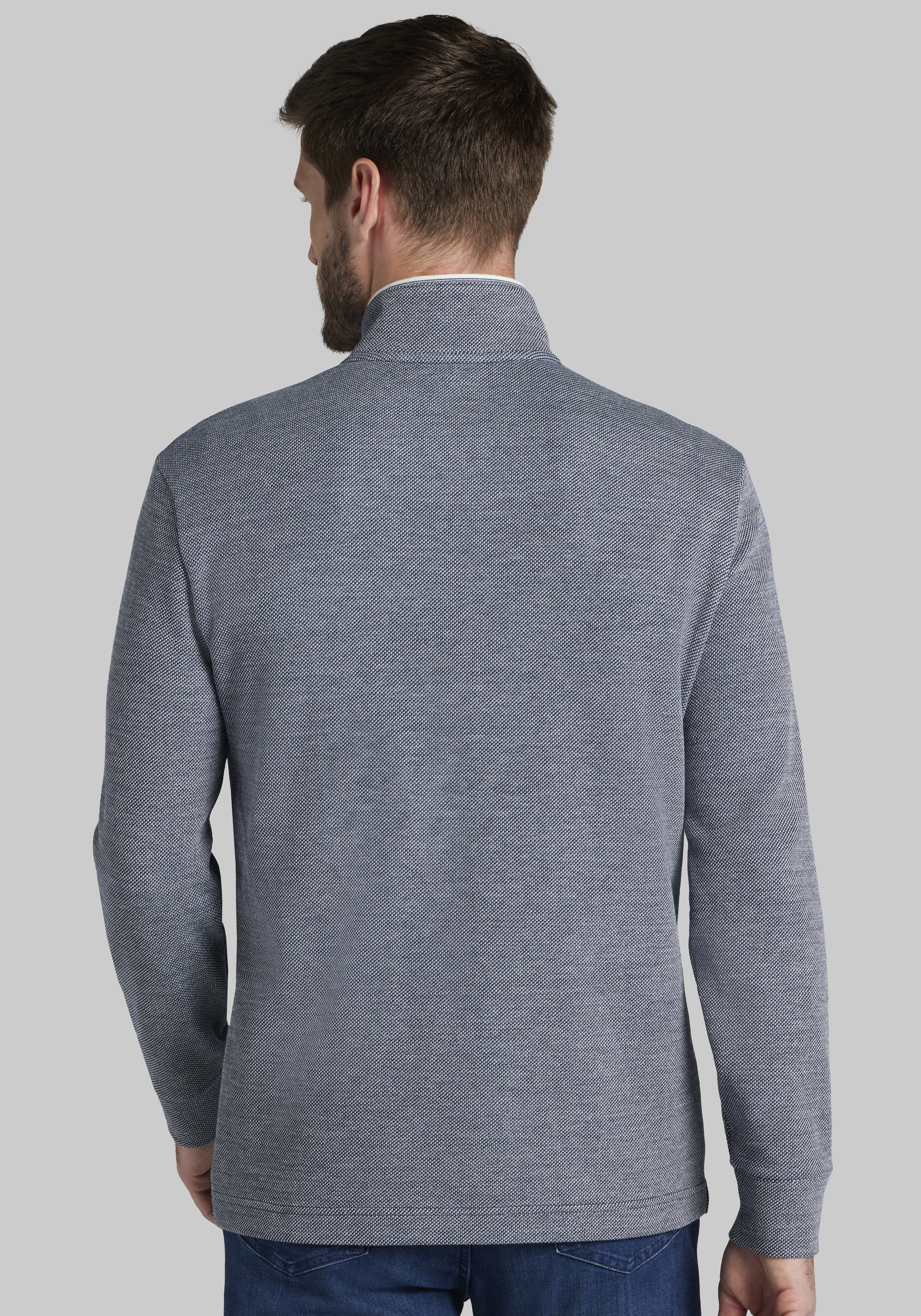 Jos A Bank Jacquard 1/4 Zip Pullover CLEARANCE