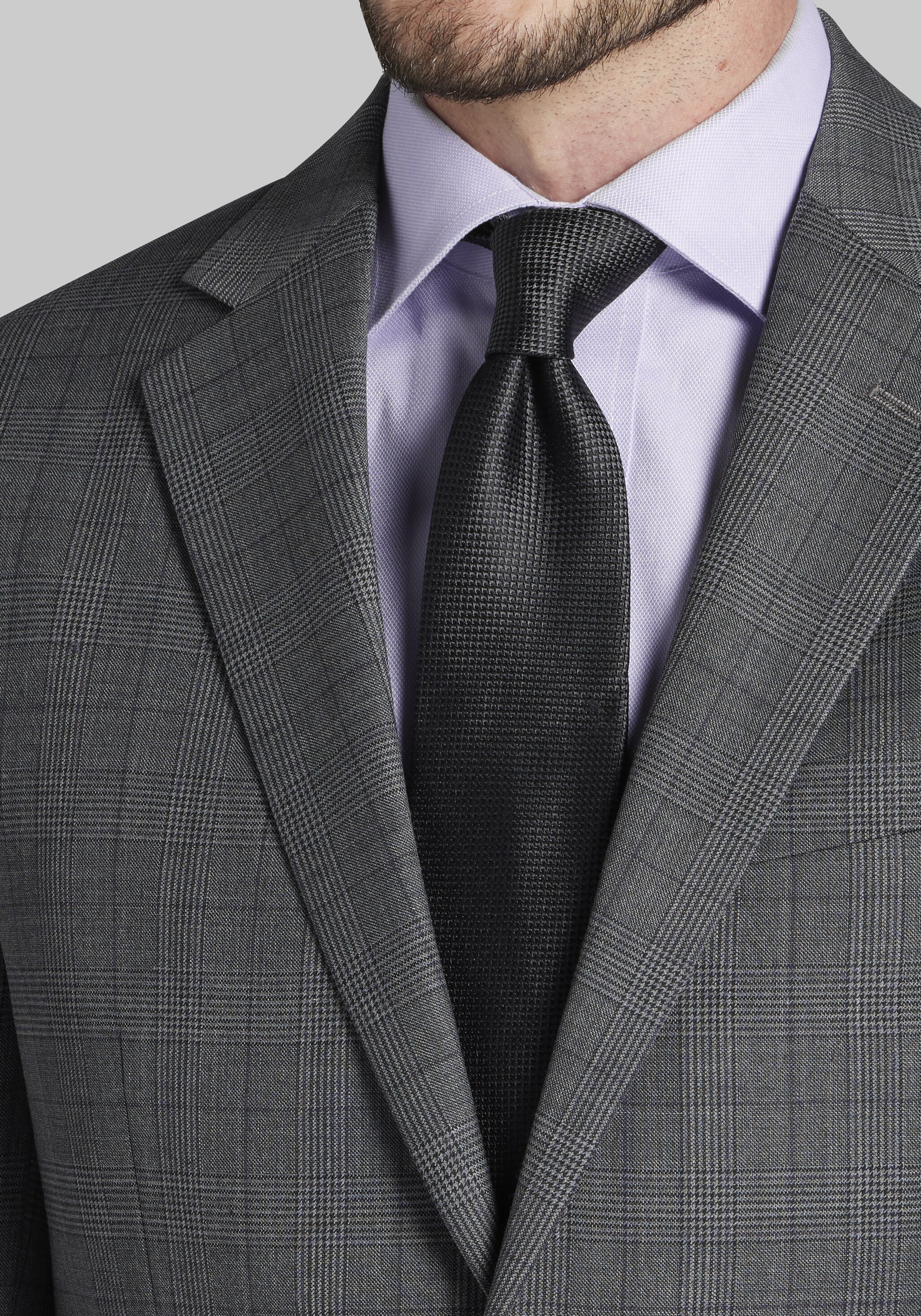 Jos. A. Bank Slim Fit Glen Plaid Suit