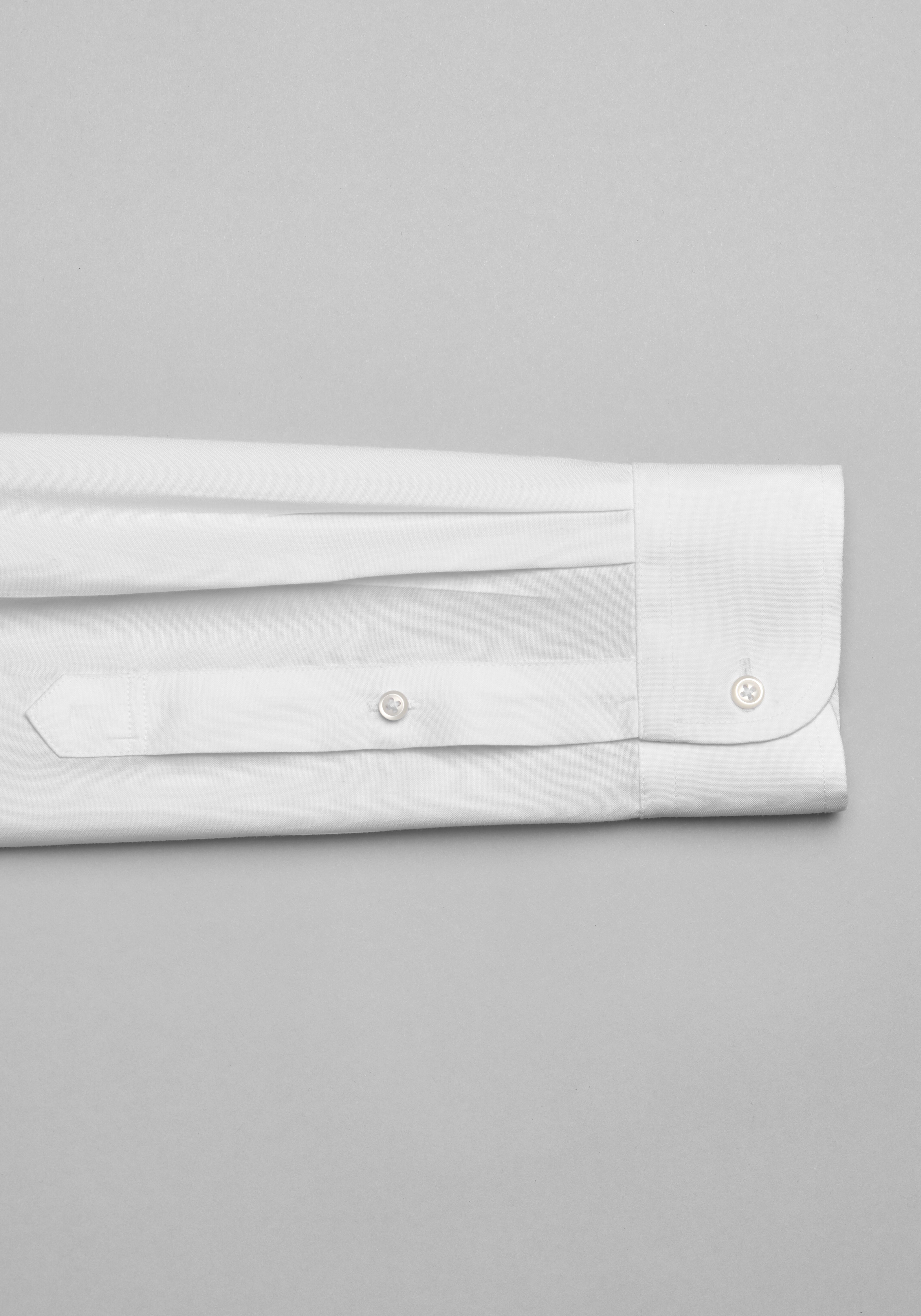 Traveler Collection Slim Fit Point Collar Solid Dress Shirt