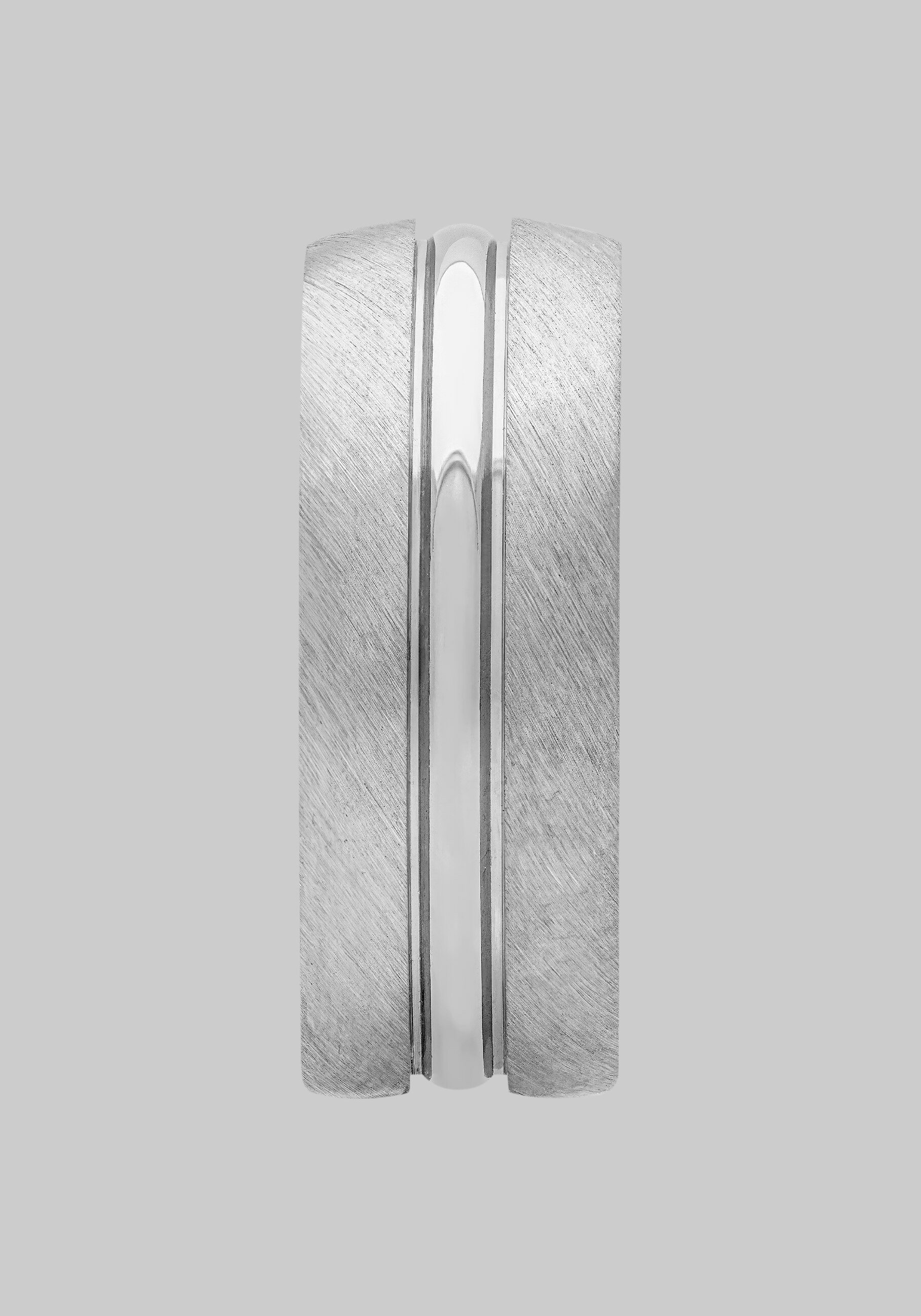 GTX 8mm Satin and Polished Finish Titanium Band