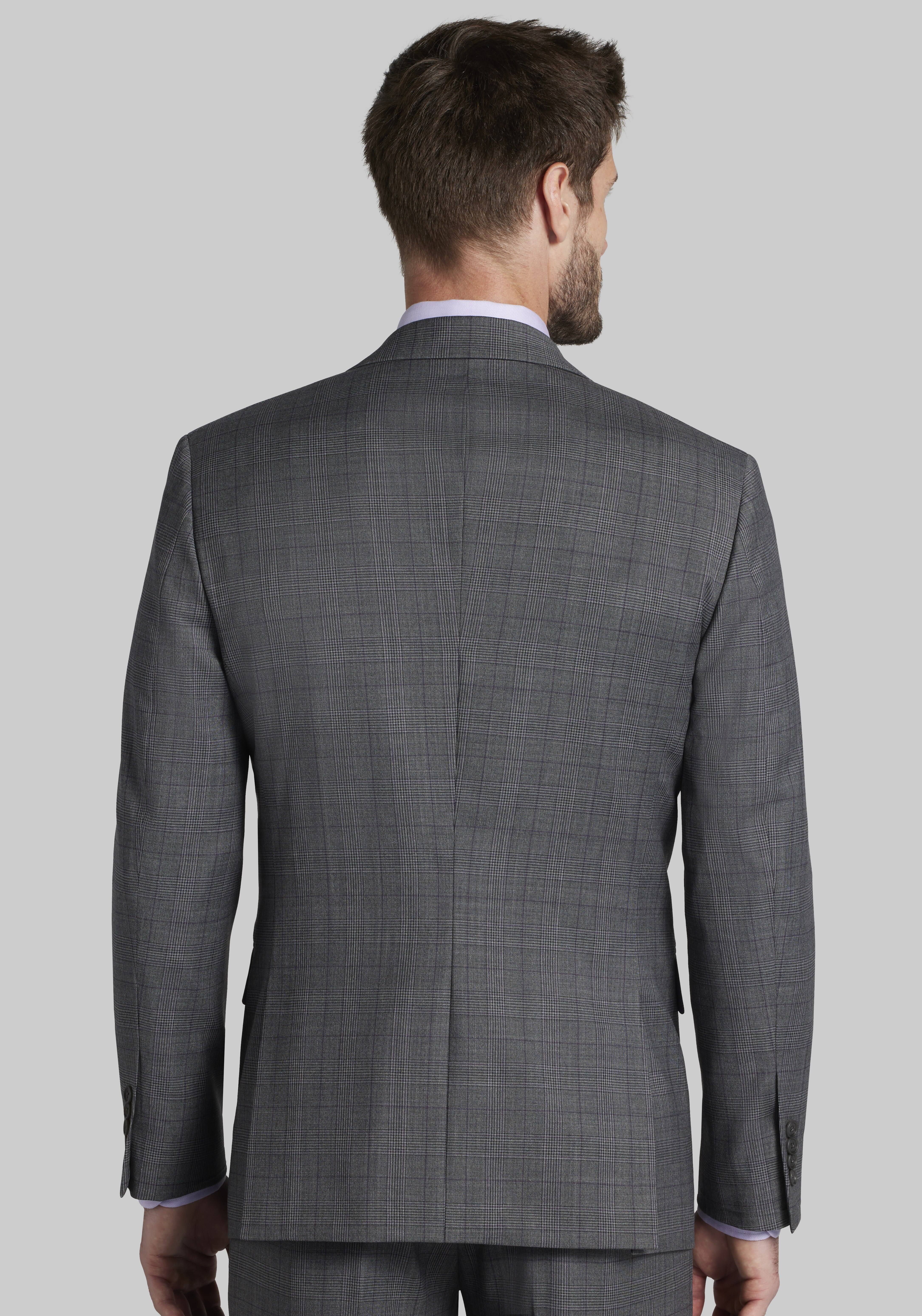 Jos. A. Bank Slim Fit Glen Plaid Suit