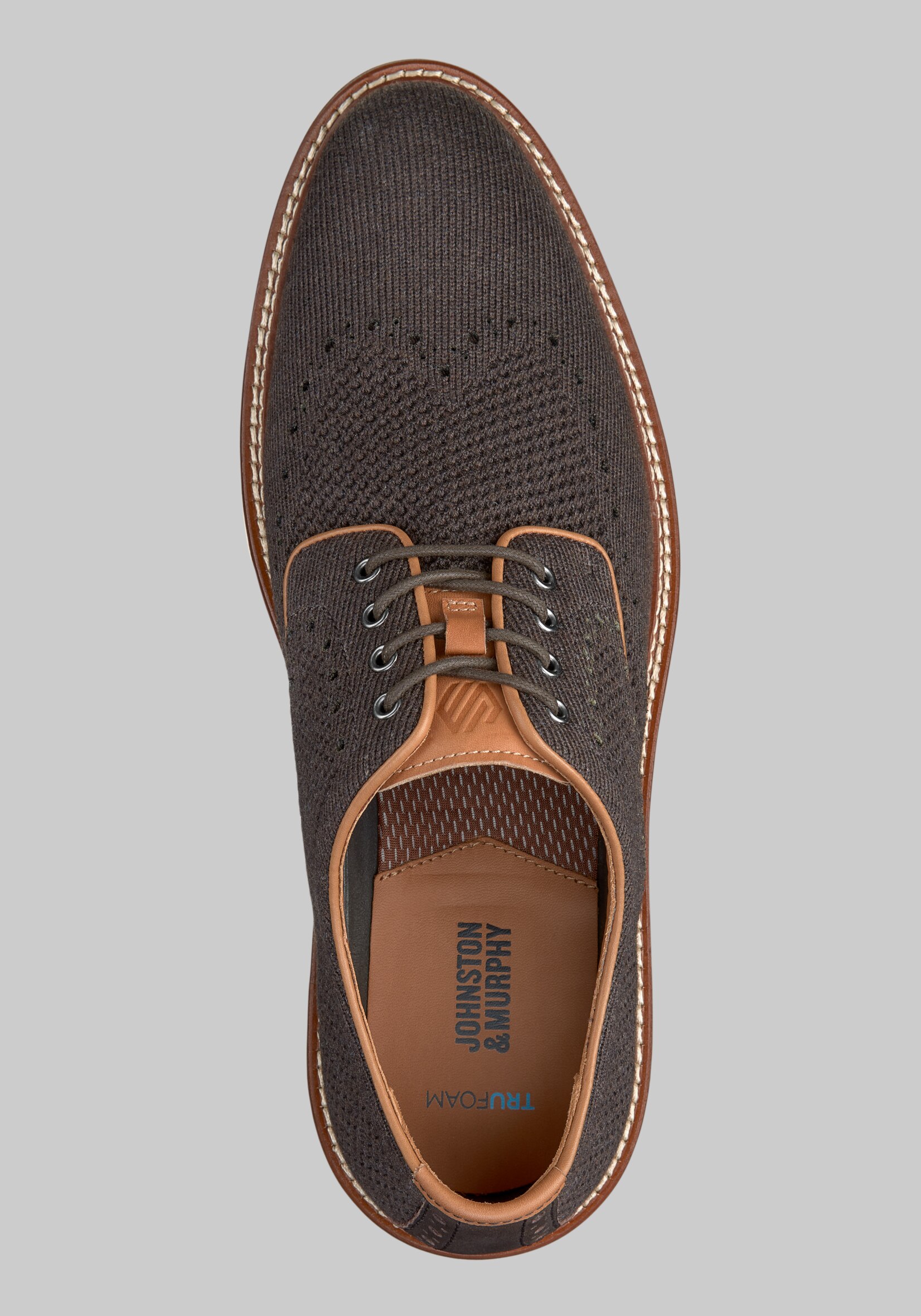 Johnston & Murphy Upton Knit Wingtip Oxfords