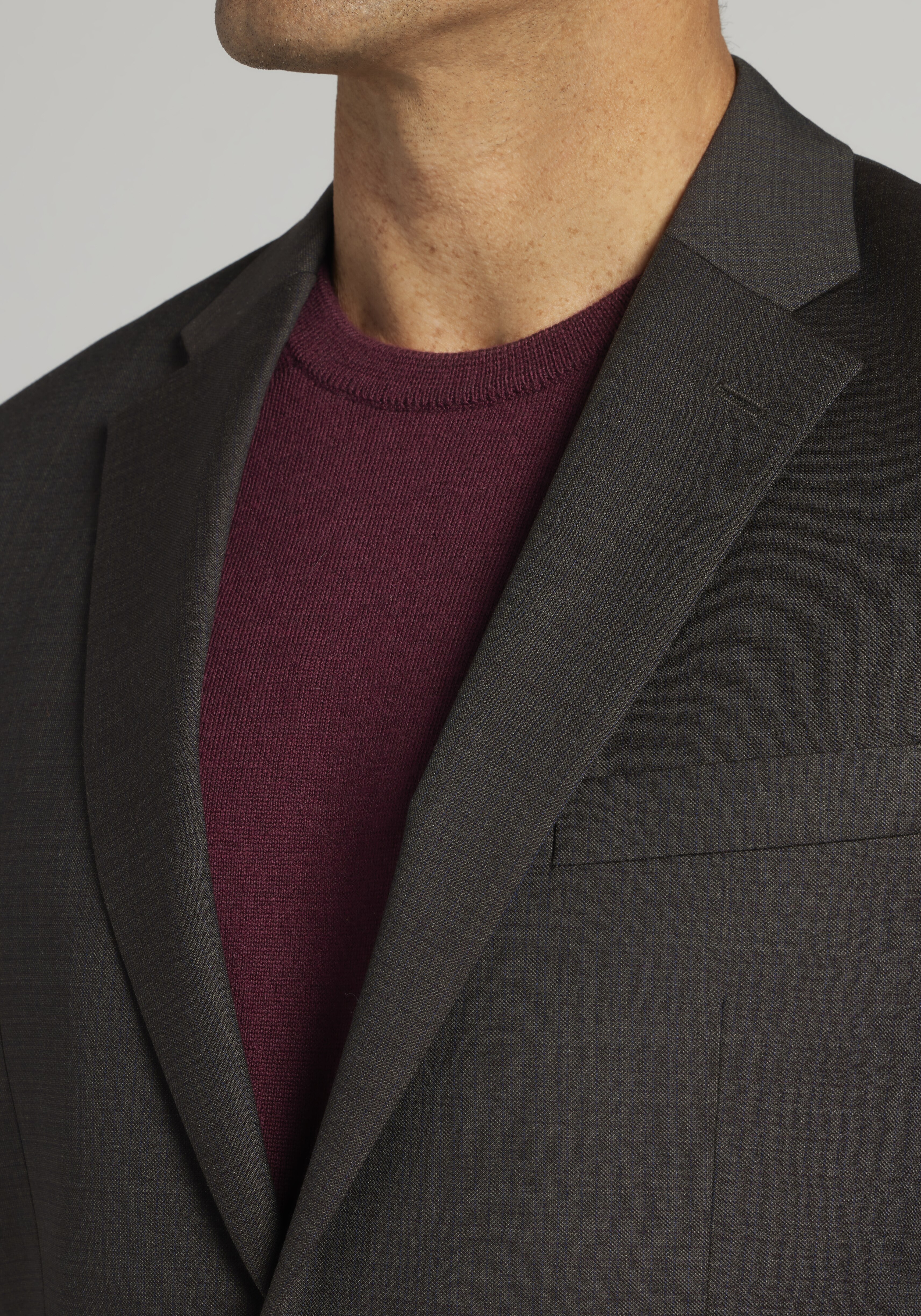 Jos. A. Bank Tailored Fit Small Plaid Suit - Big & Tall