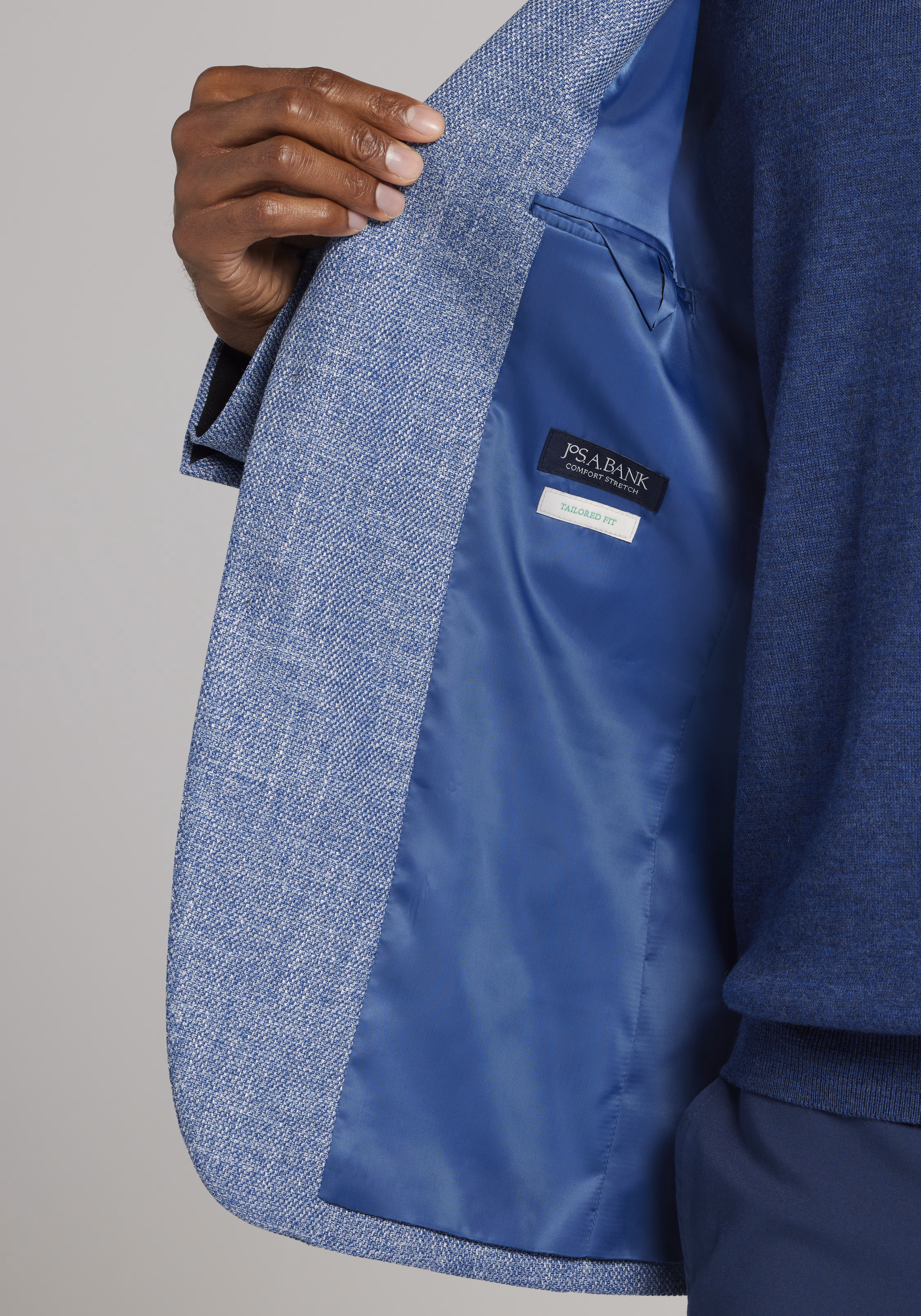 Jos. A. Bank Tailored Fit Comfort Stretch Textured Sportcoat - Big & Tall