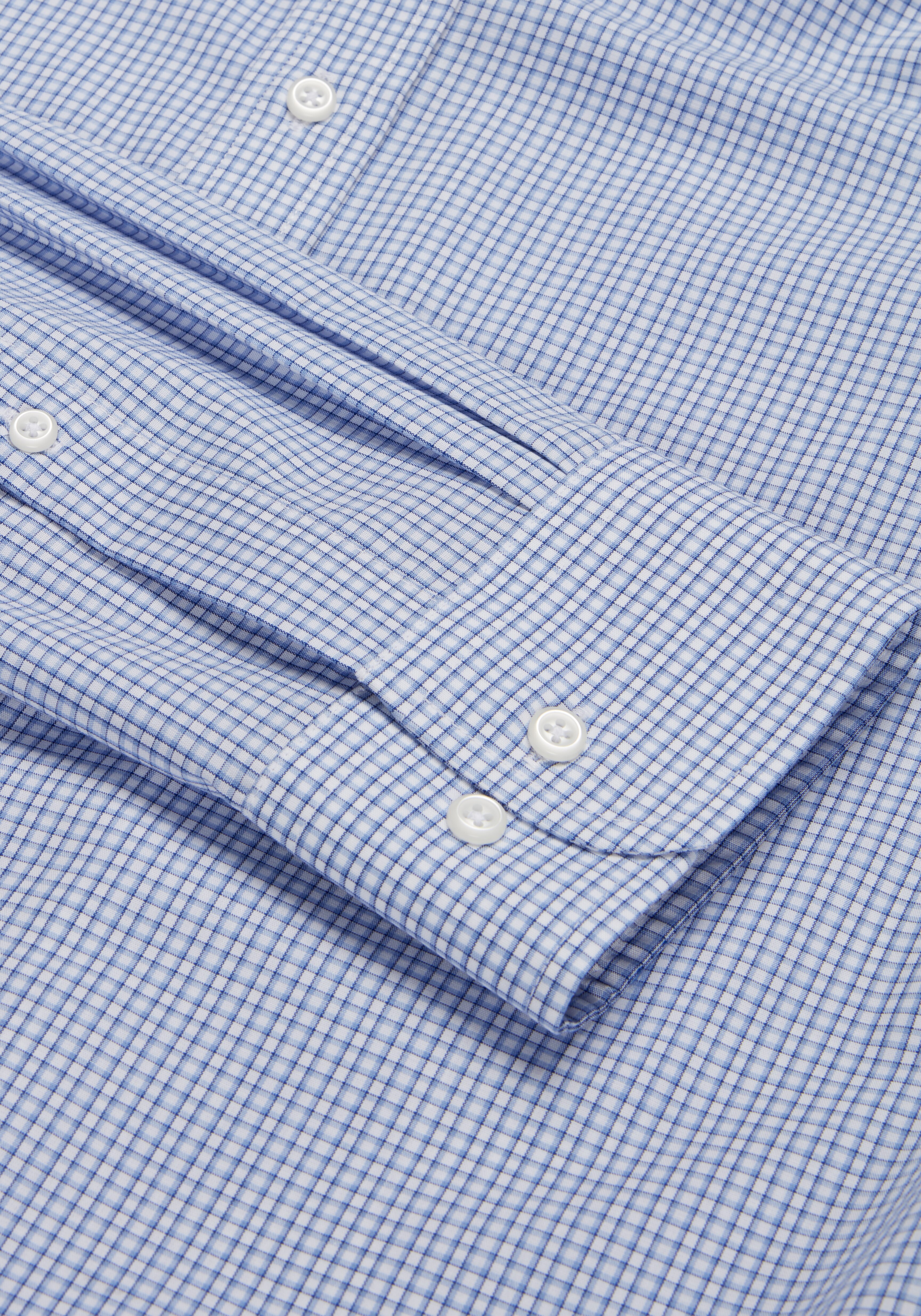 Jos. A. Bank Slim Fit Button-Down Collar Check Pattern Dress Shirt