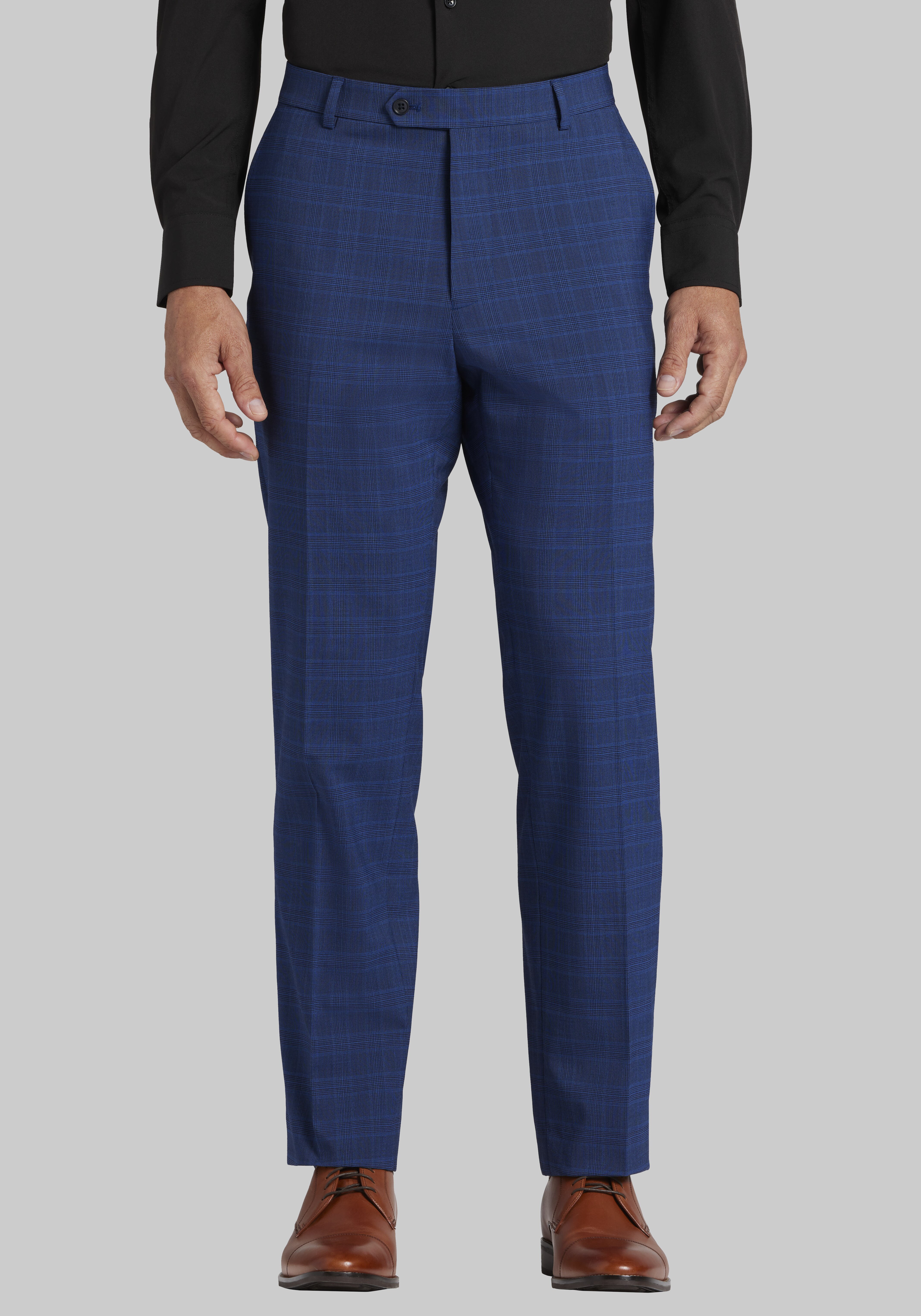 Jos. A. Bank Tailored Fit Plaid Suit - Big & Tall