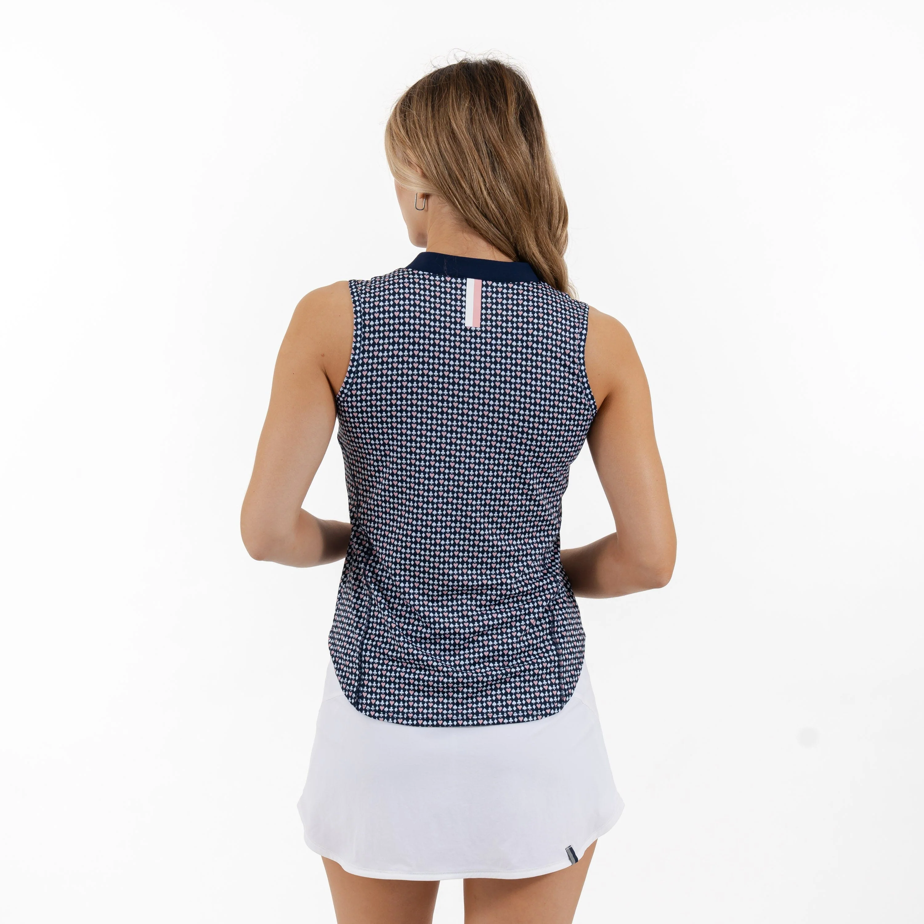 Queen Of Hearts Sleeveless Zip
