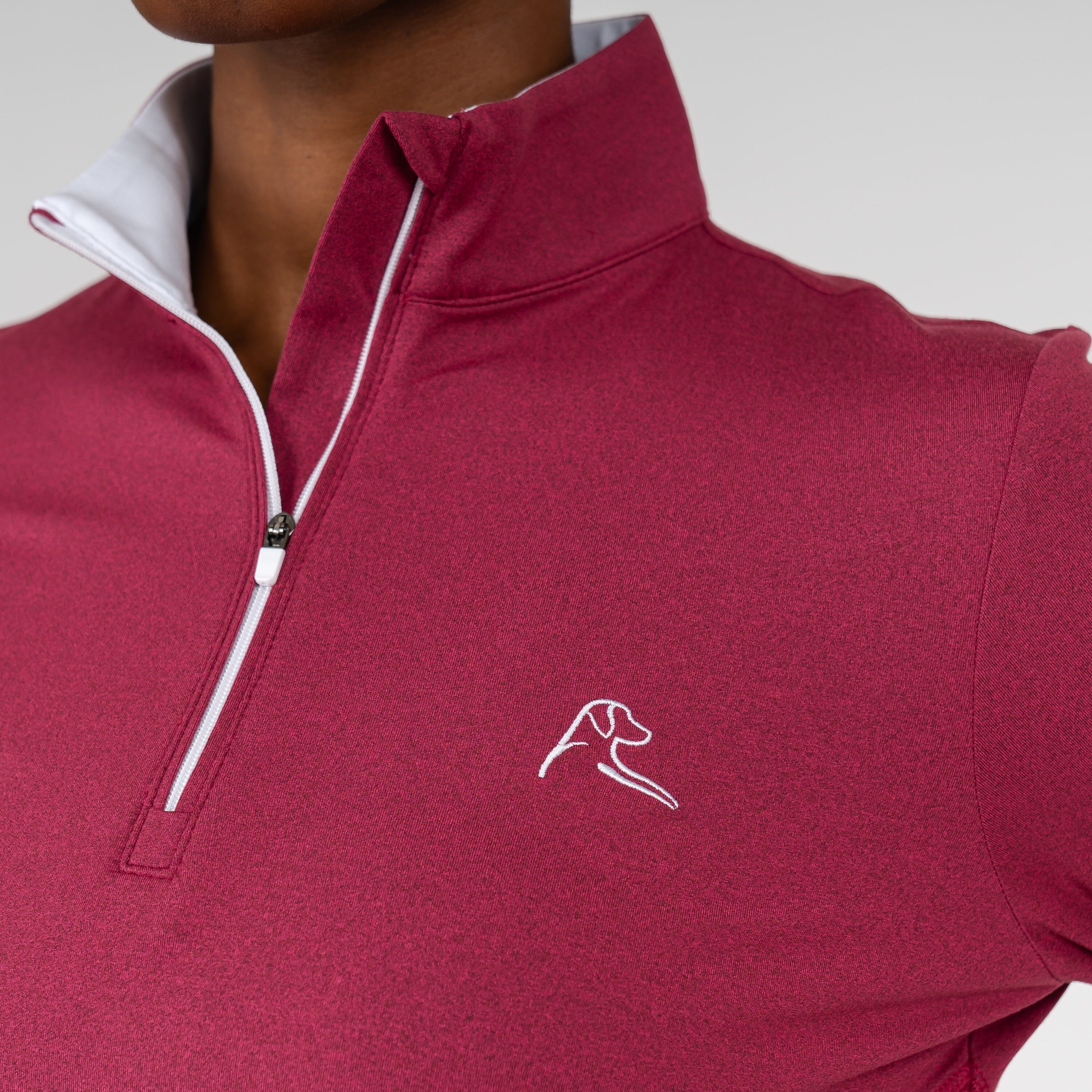 Heather Performance Q-Zip