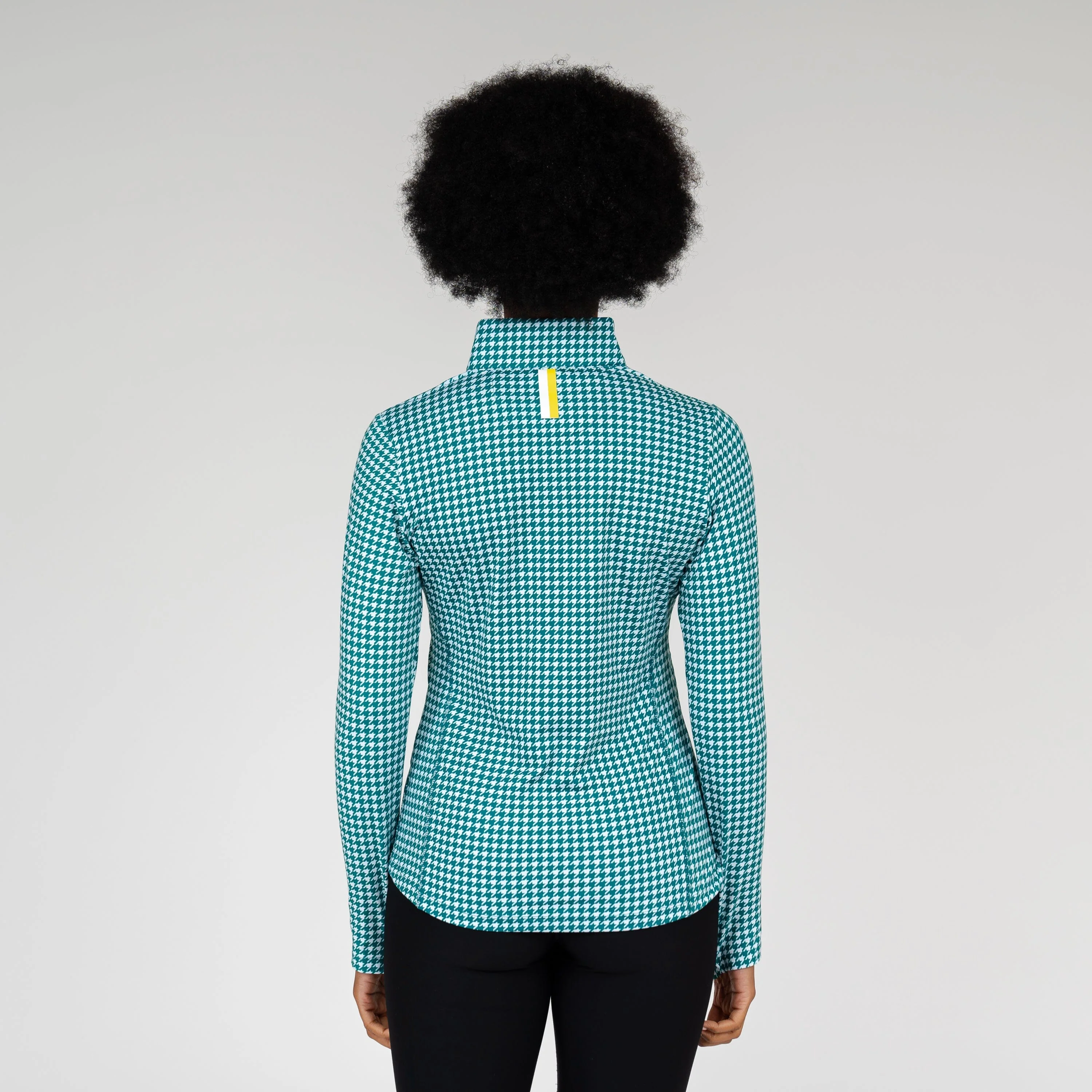 Royal Houndstooth Performance Q-Zip
