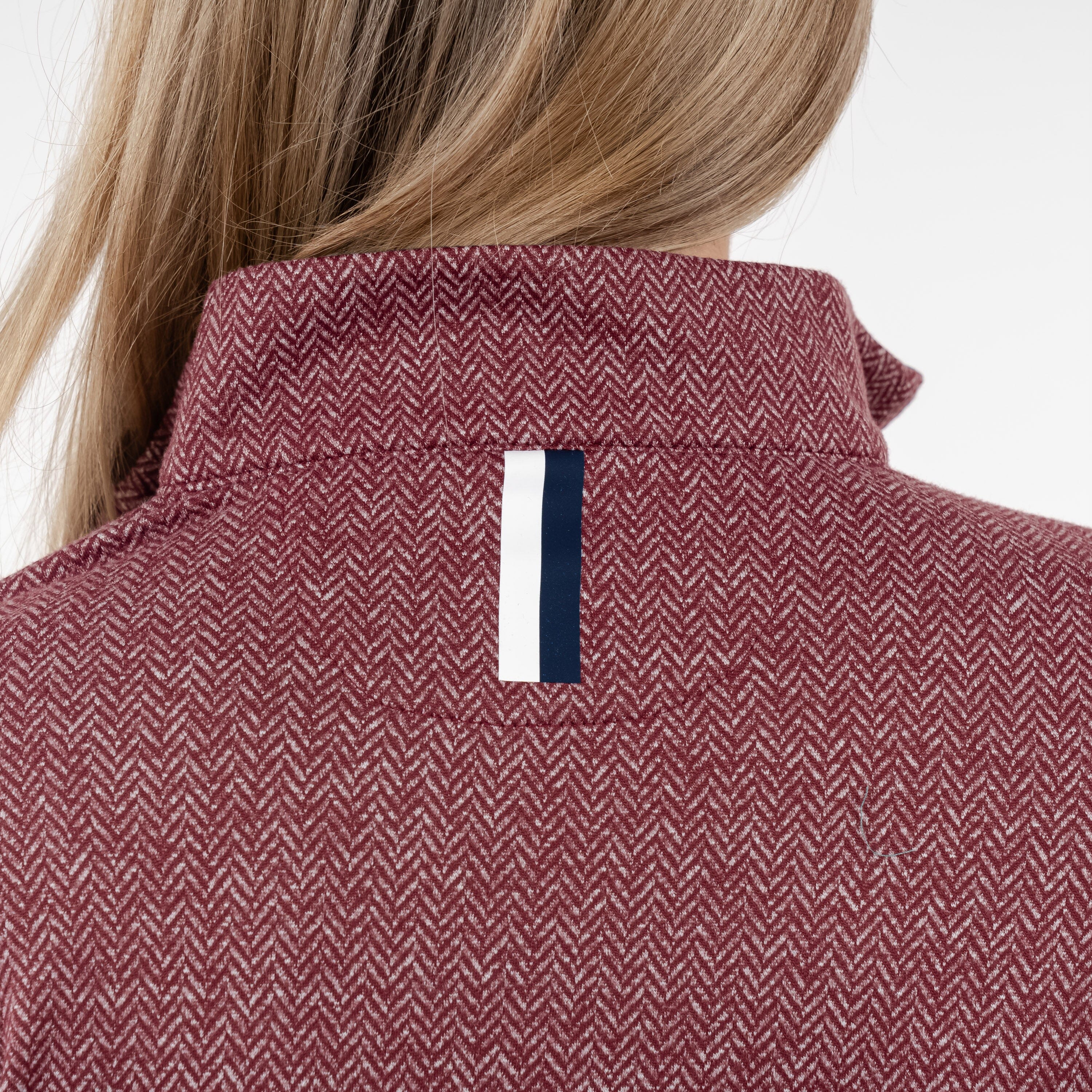 Herringbone Jacquard Performance Q-Zip