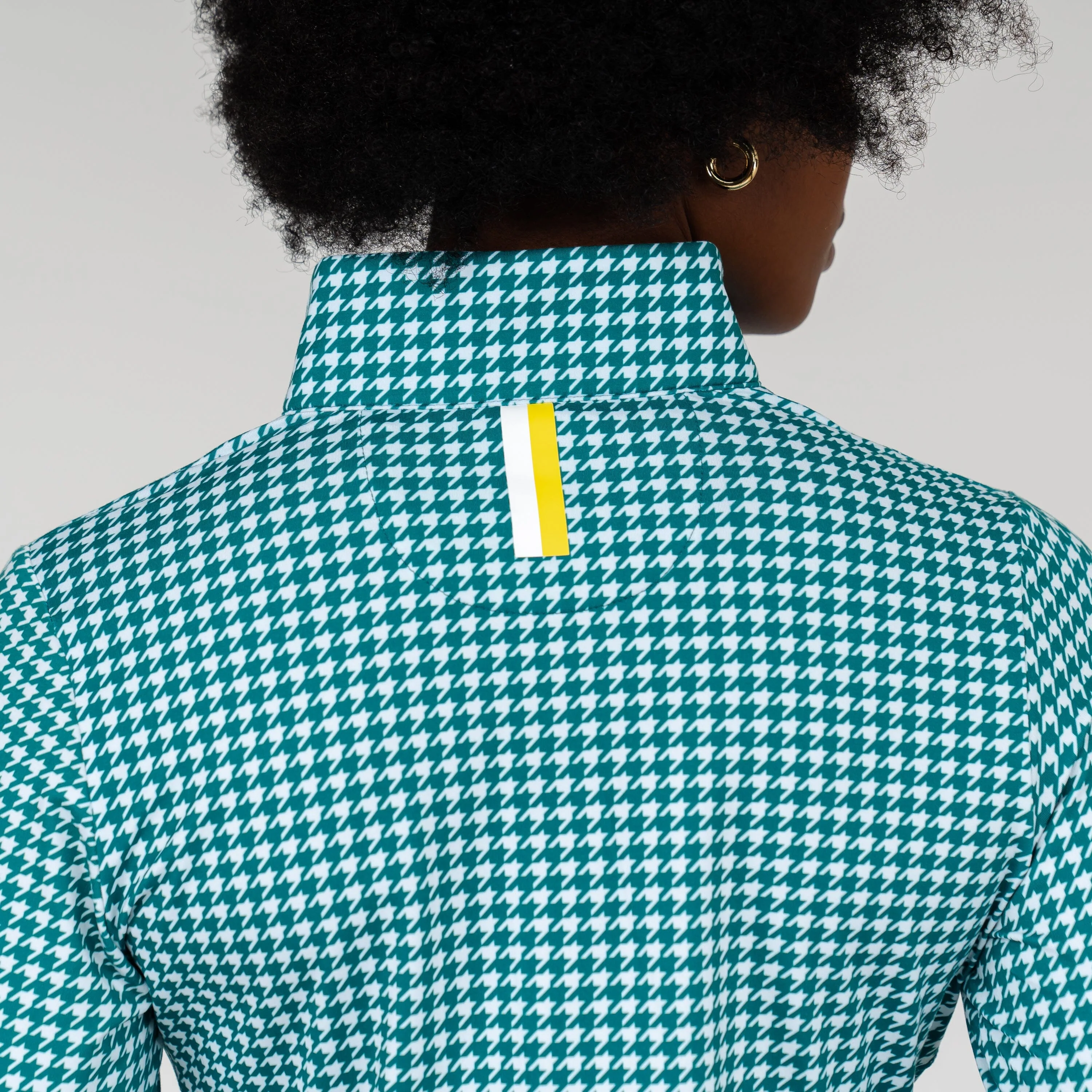 Royal Houndstooth Performance Q-Zip