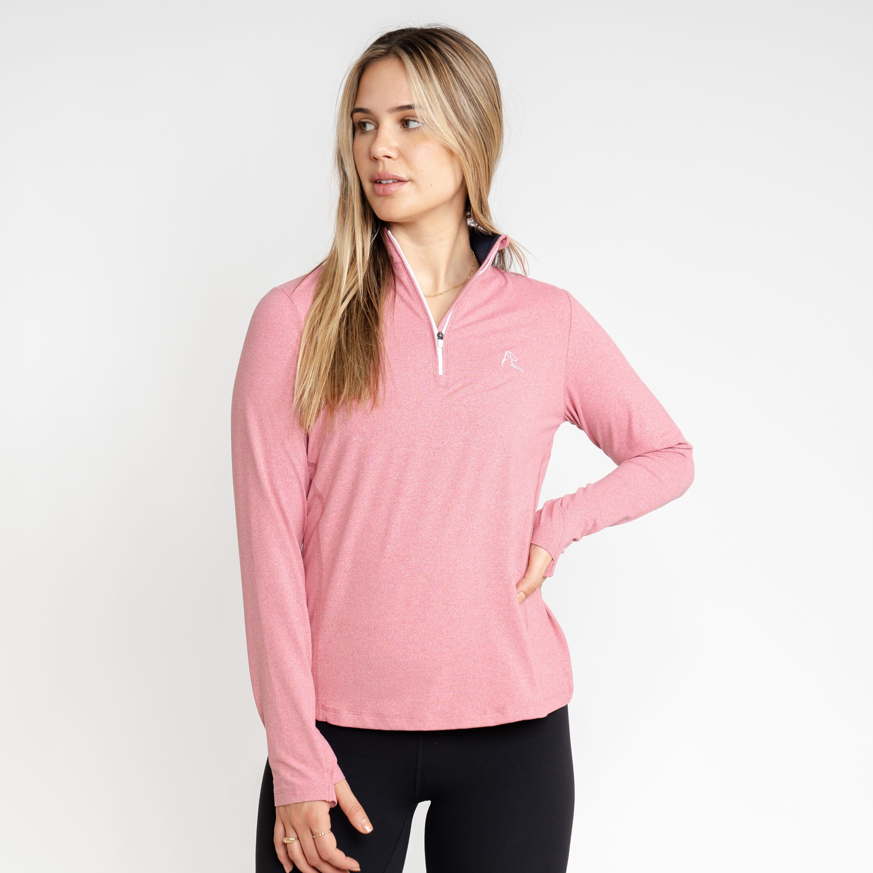 Heather Performance Q-Zip