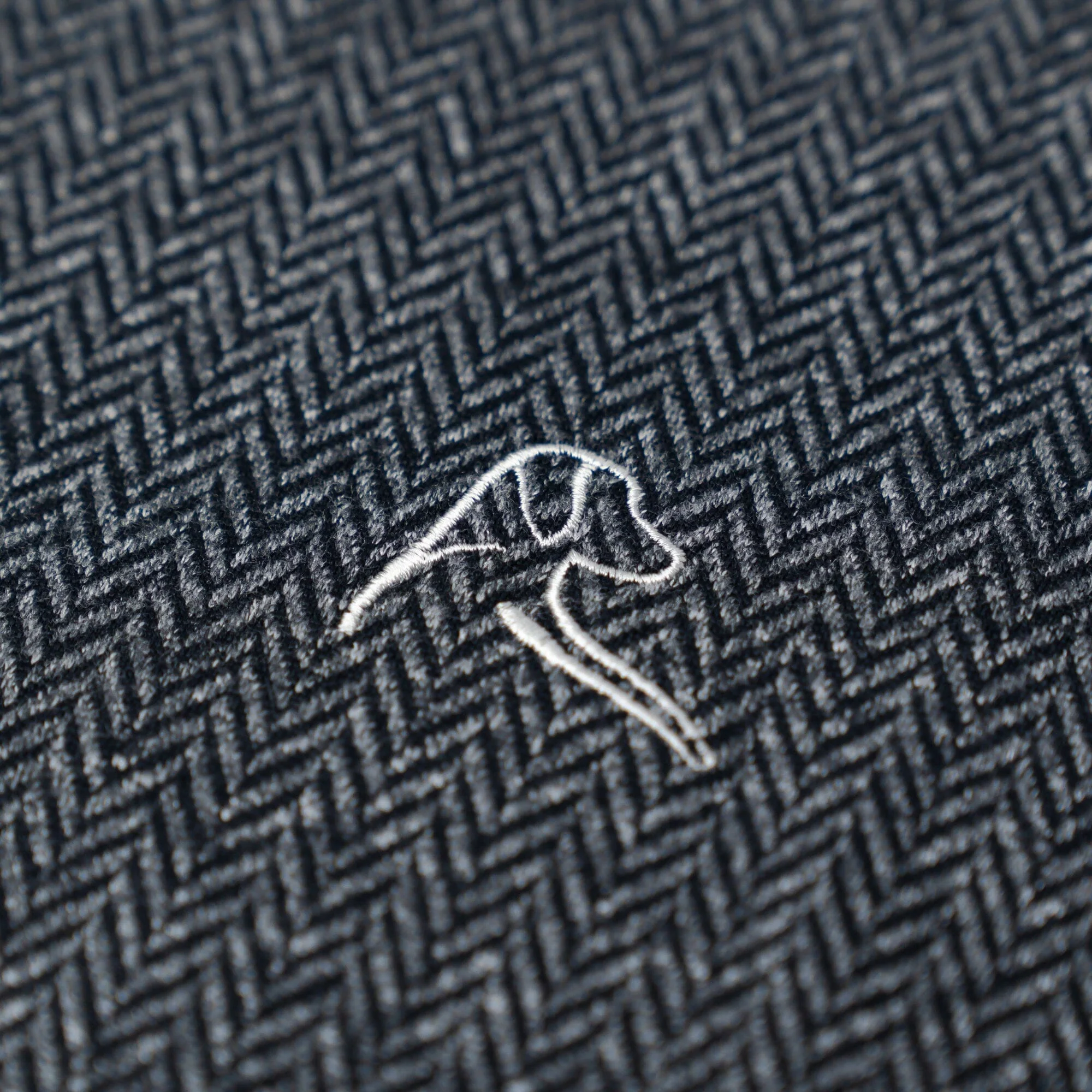 Herringbone Jacquard Performance Q-Zip