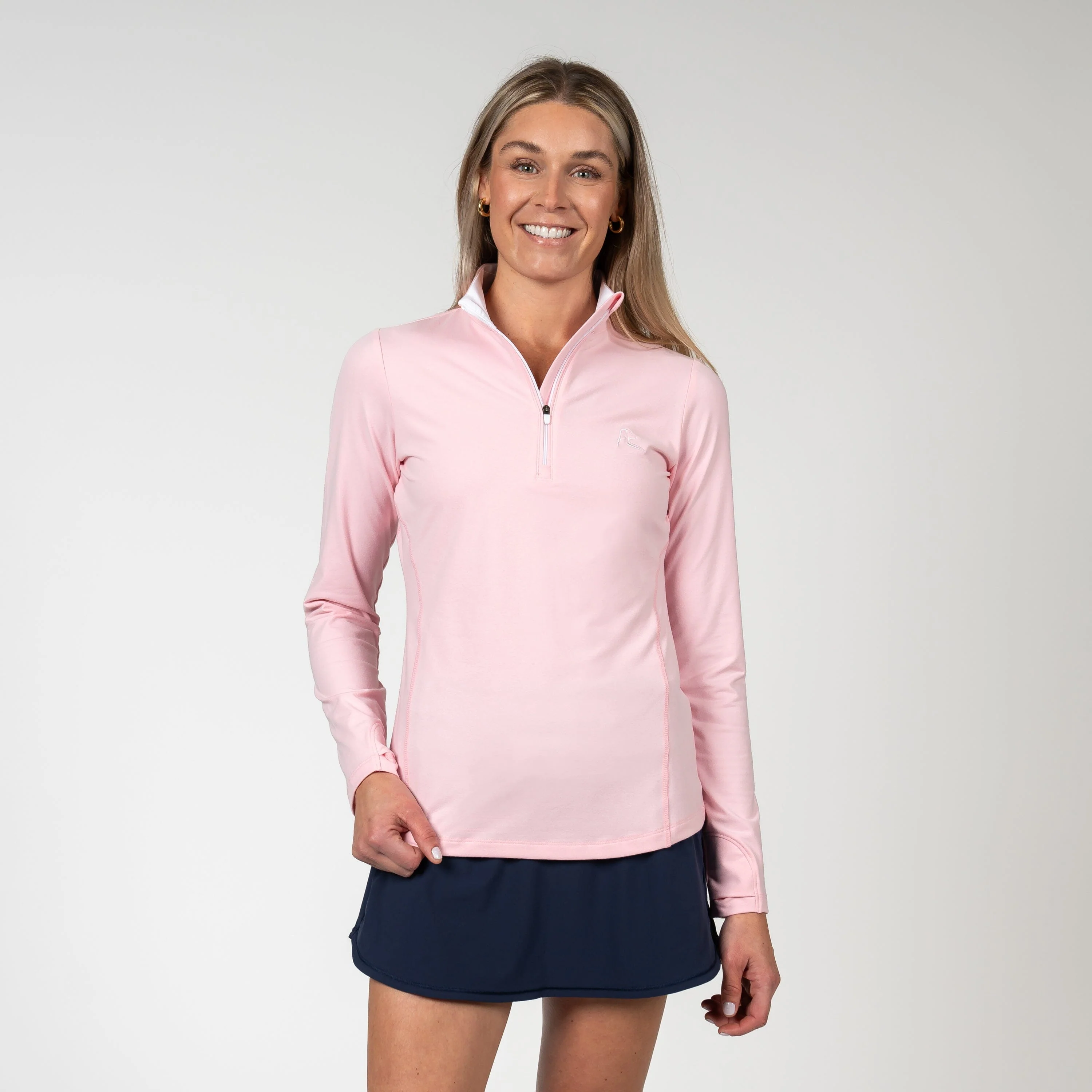 Heather Performance Q-Zip