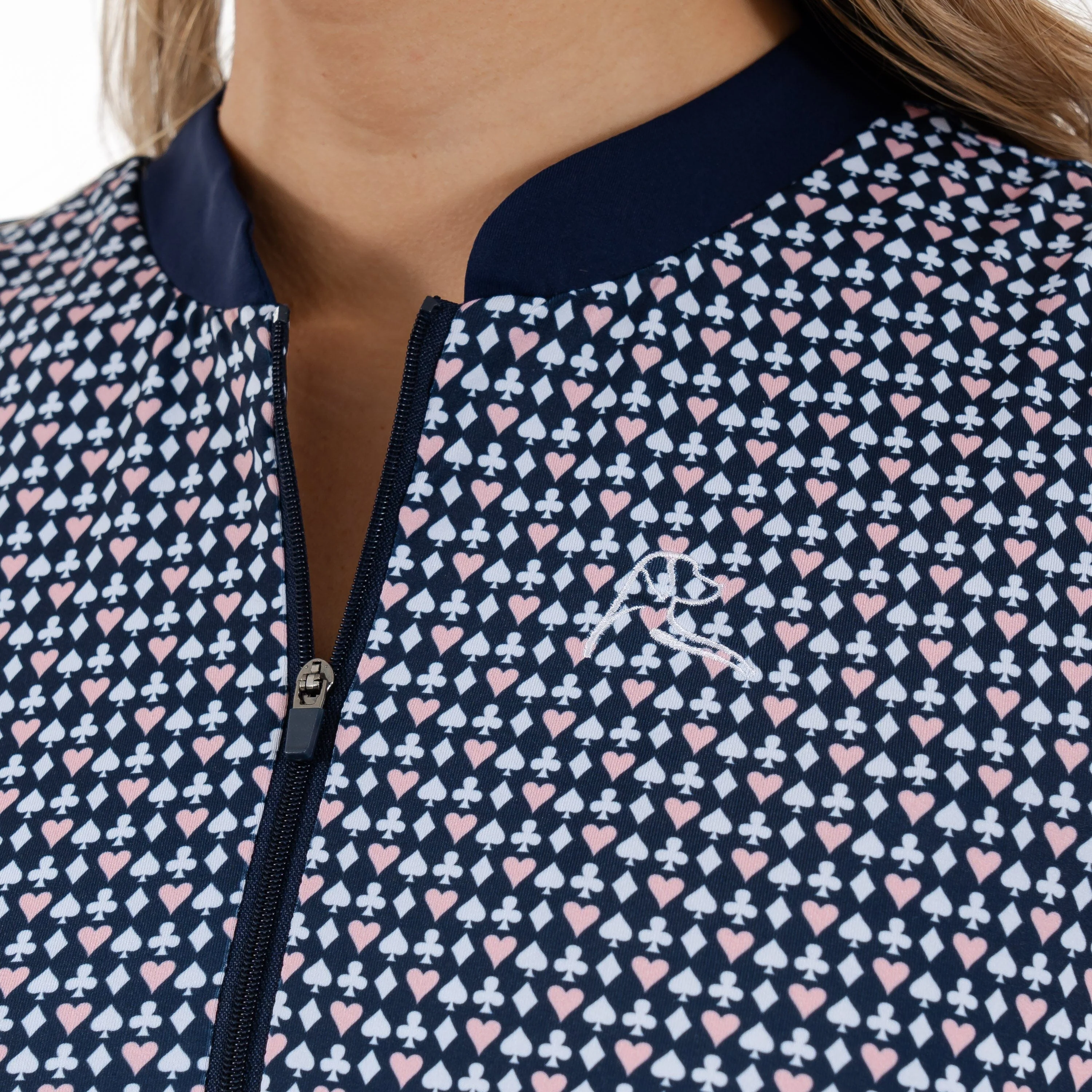 Queen Of Hearts Sleeveless Zip