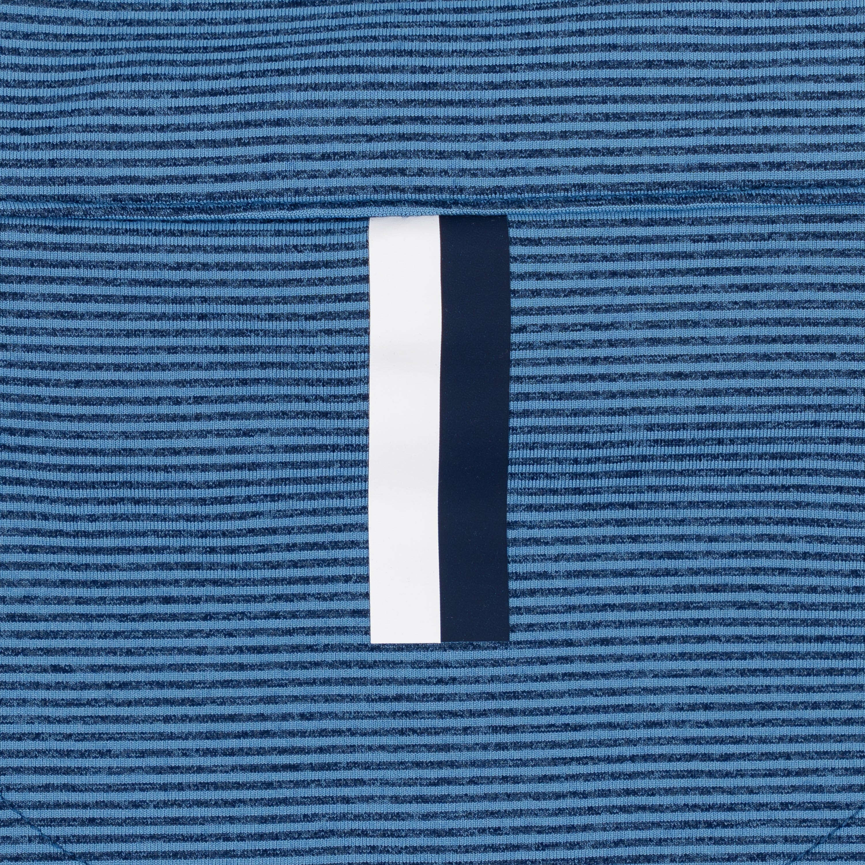 Riva Heather Stripe Performance Q-Zip