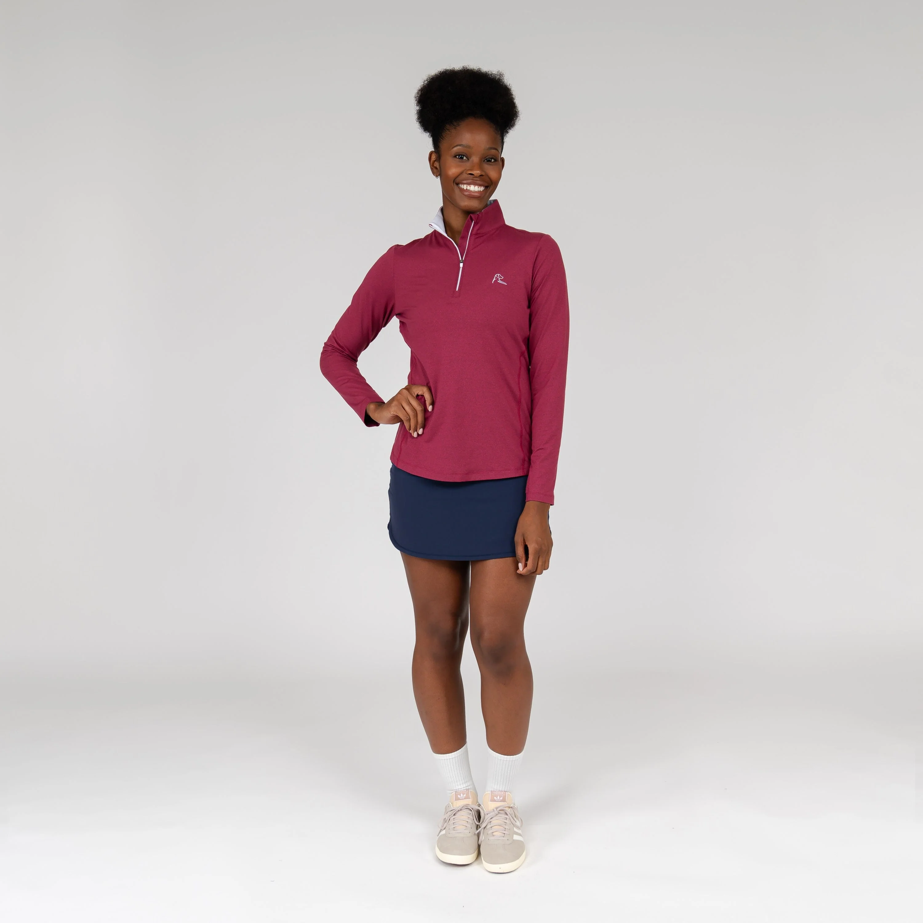 Heather Performance Q-Zip