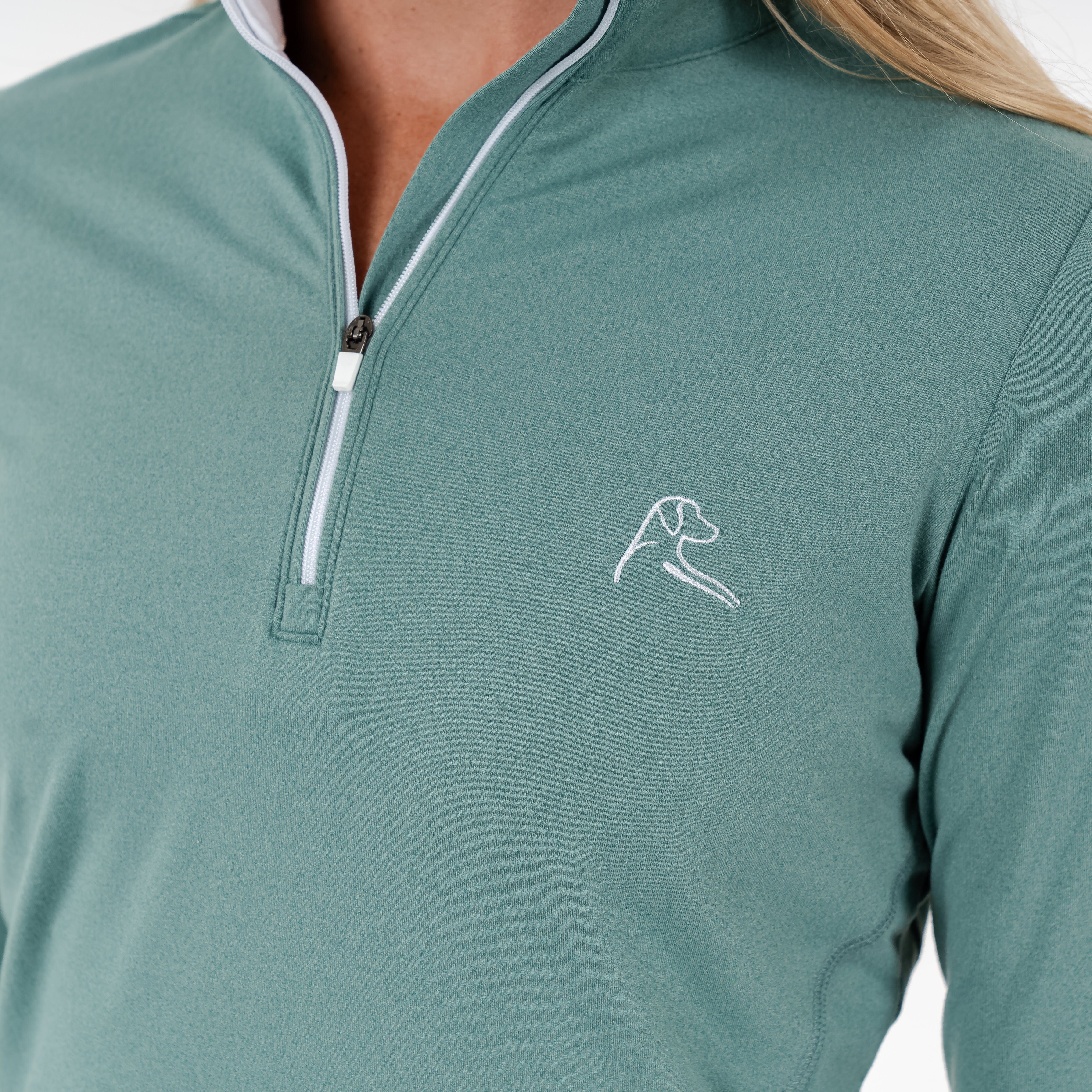 Heather Performance Q-Zip