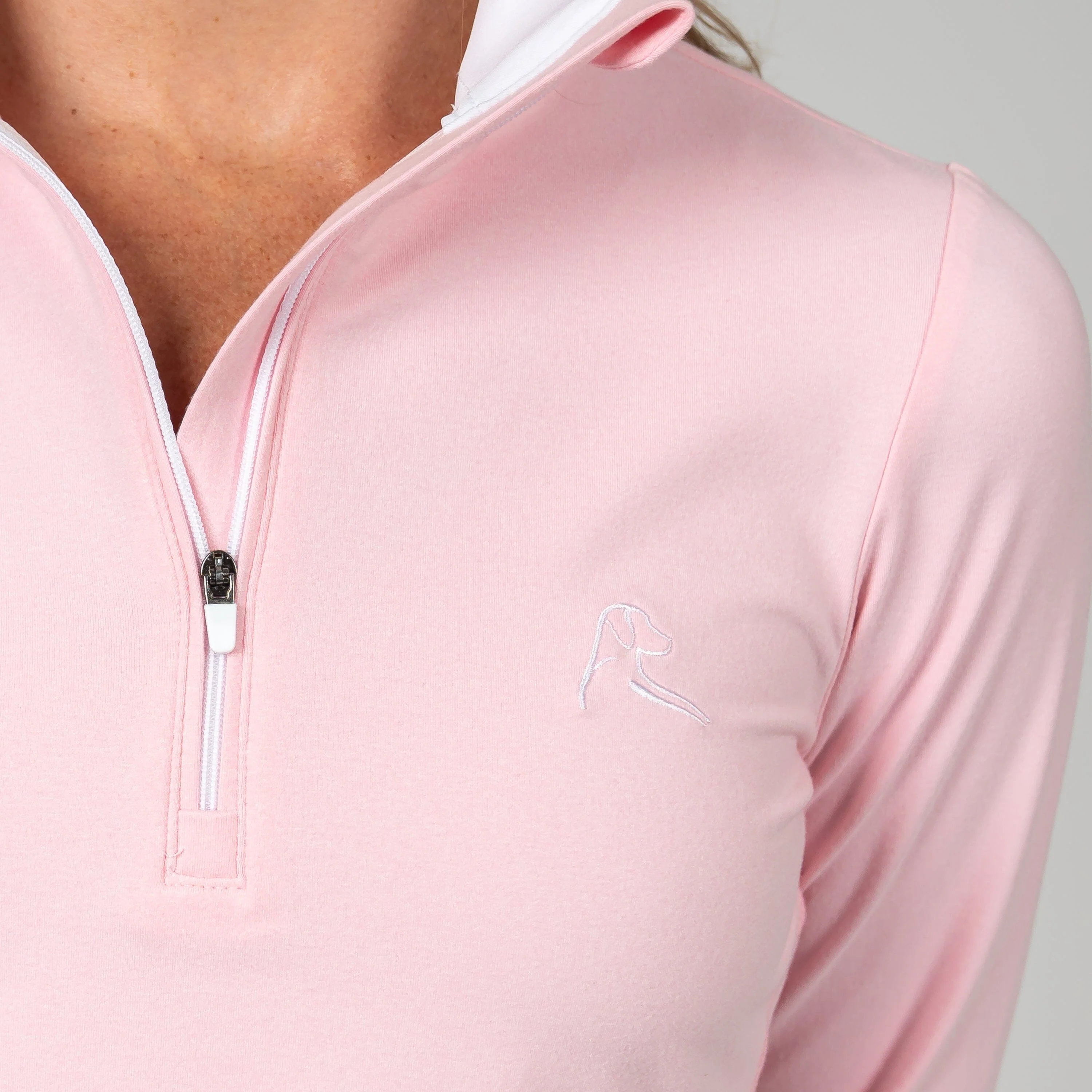 Heather Performance Q-Zip
