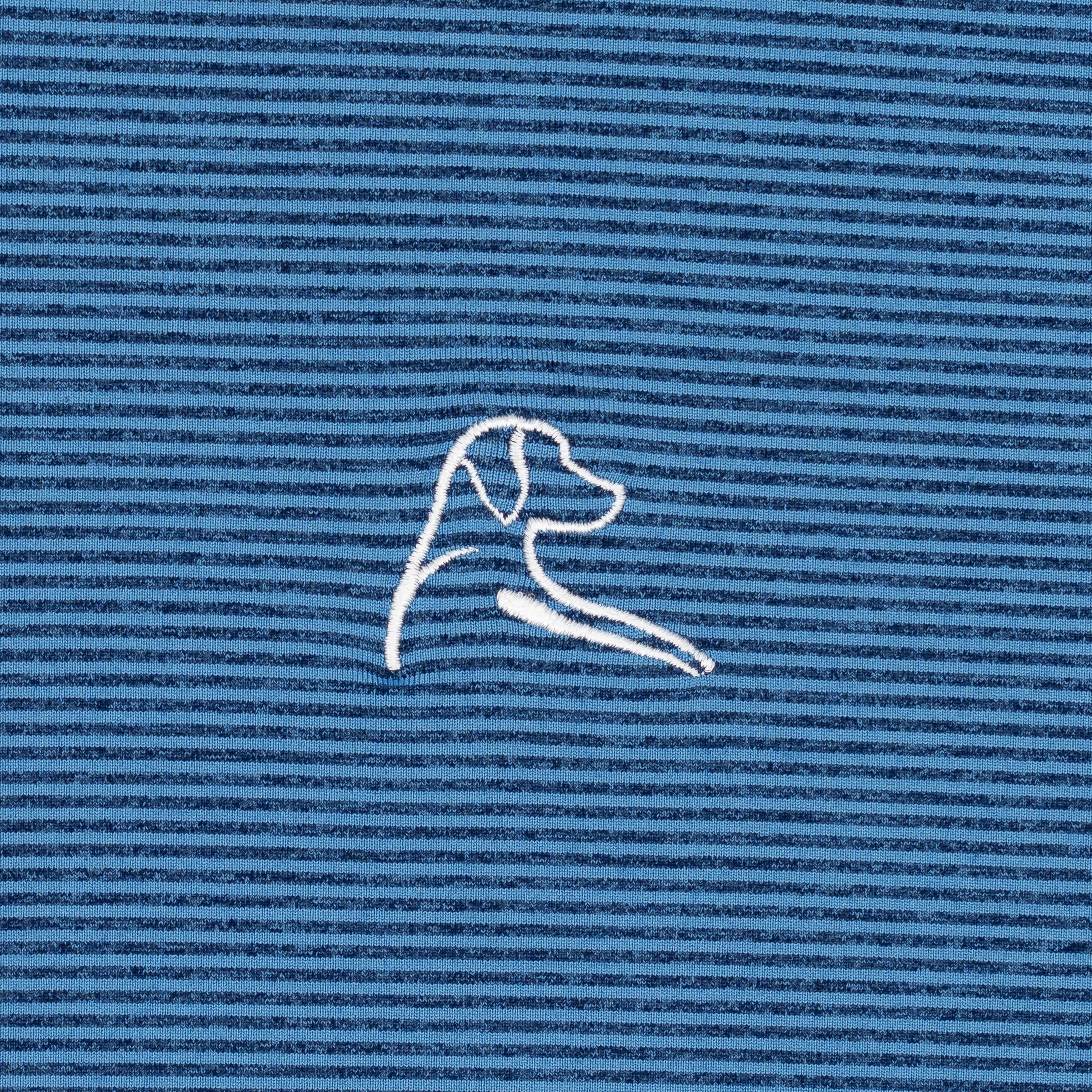 Riva Heather Stripe Performance Q-Zip