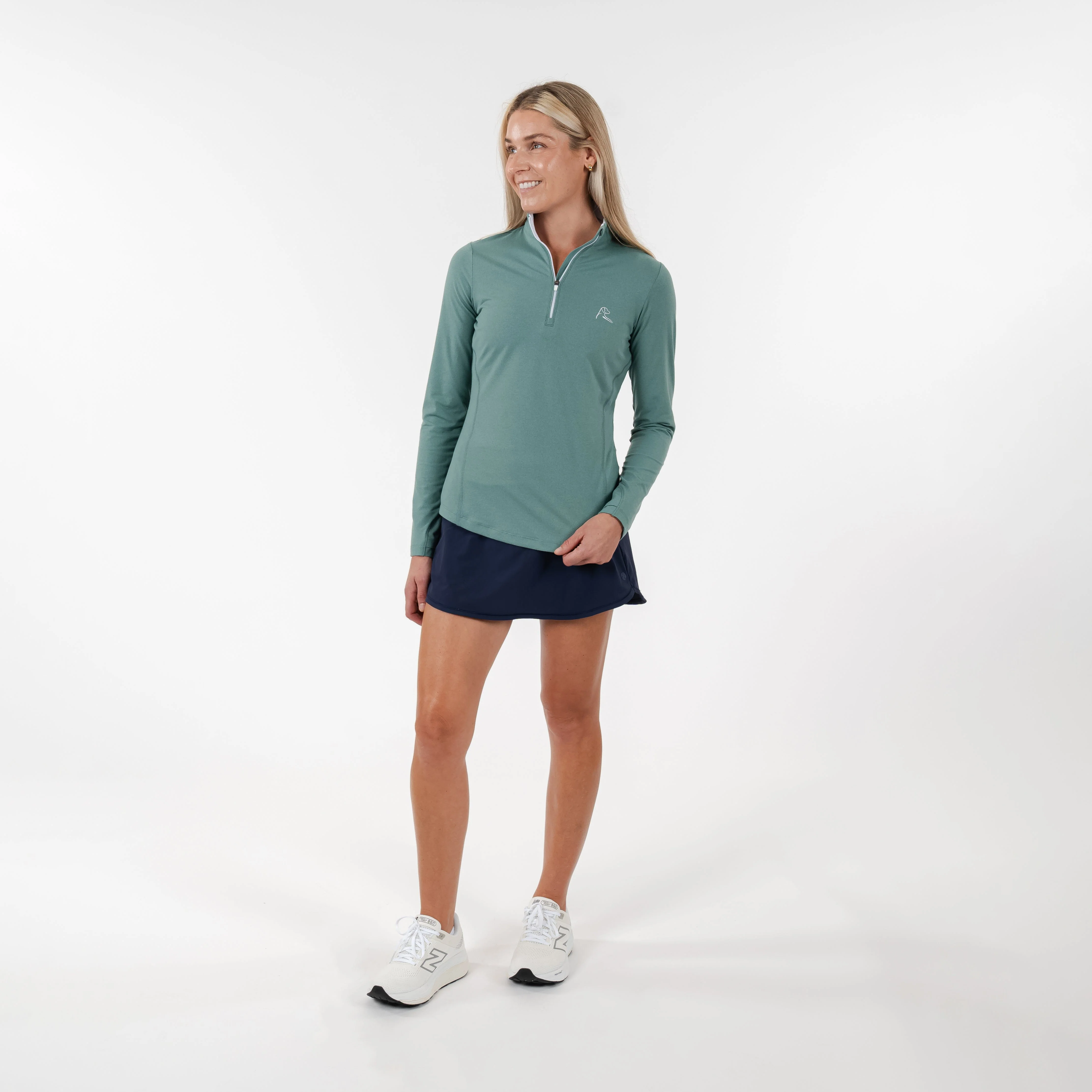 Heather Performance Q-Zip