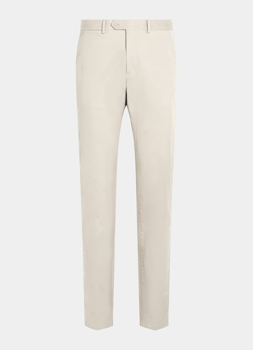 Sand Slim Leg Straight Chinos