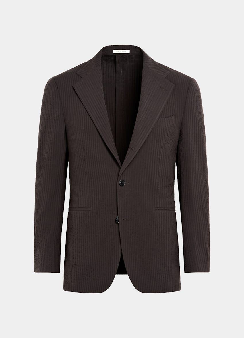 Dark Brown Relaxed Fit Roma Suit