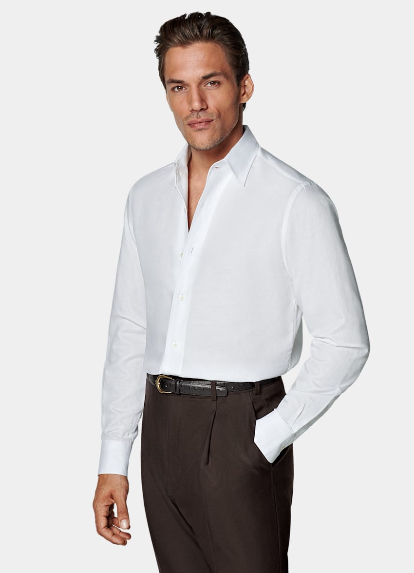 White Tailored Fit Shirt