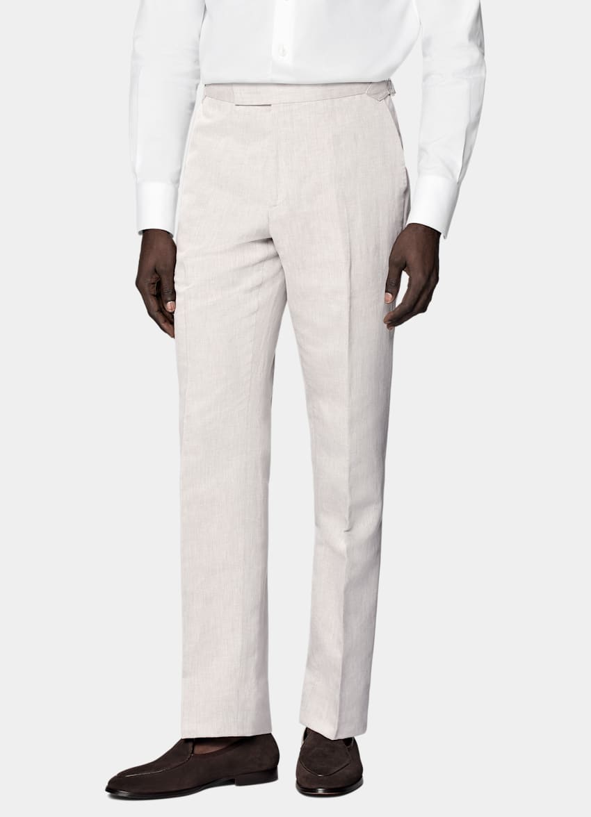 Light Taupe Tailored Fit Havana Suit