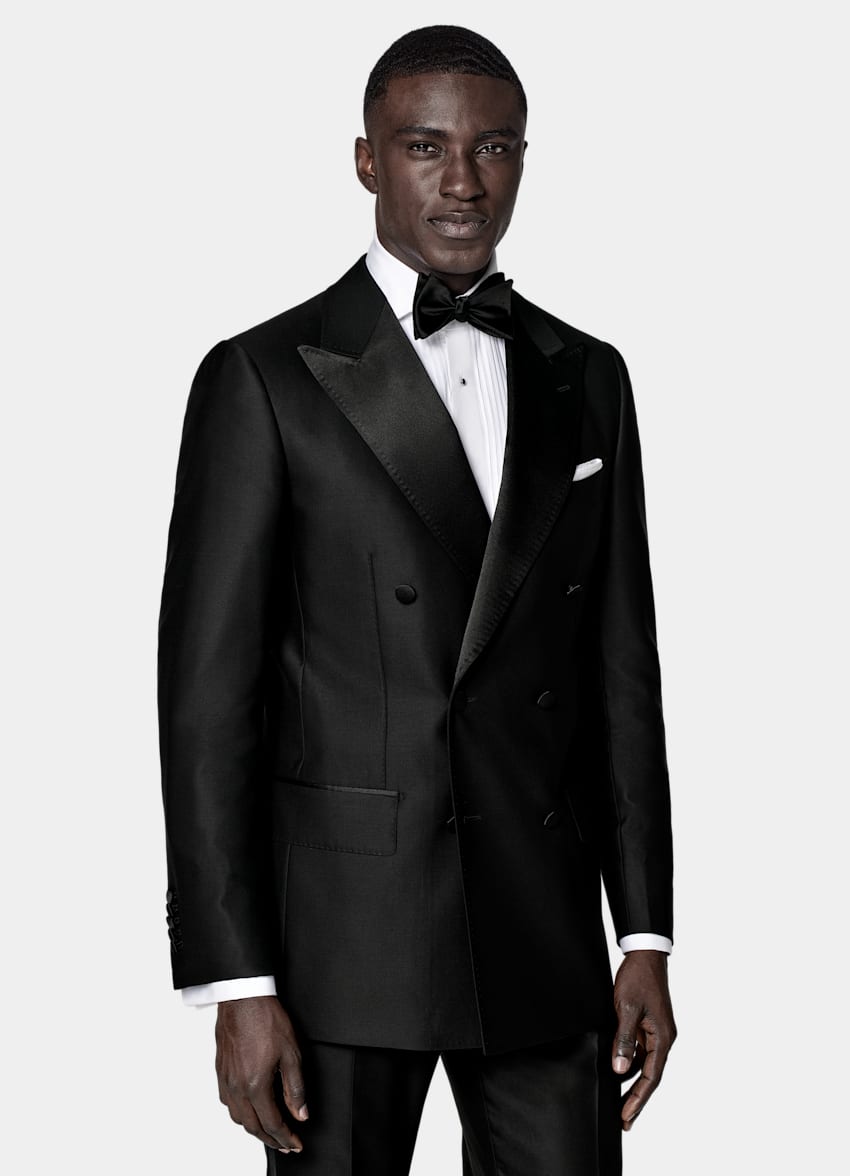Black Tailored Fit Milano Tuxedo