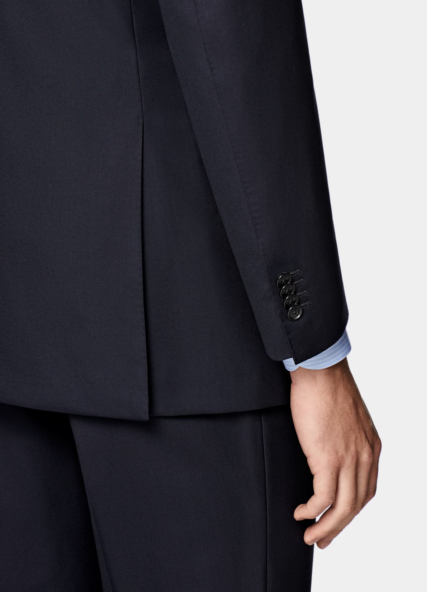 Navy Tailored Fit Havana Suit