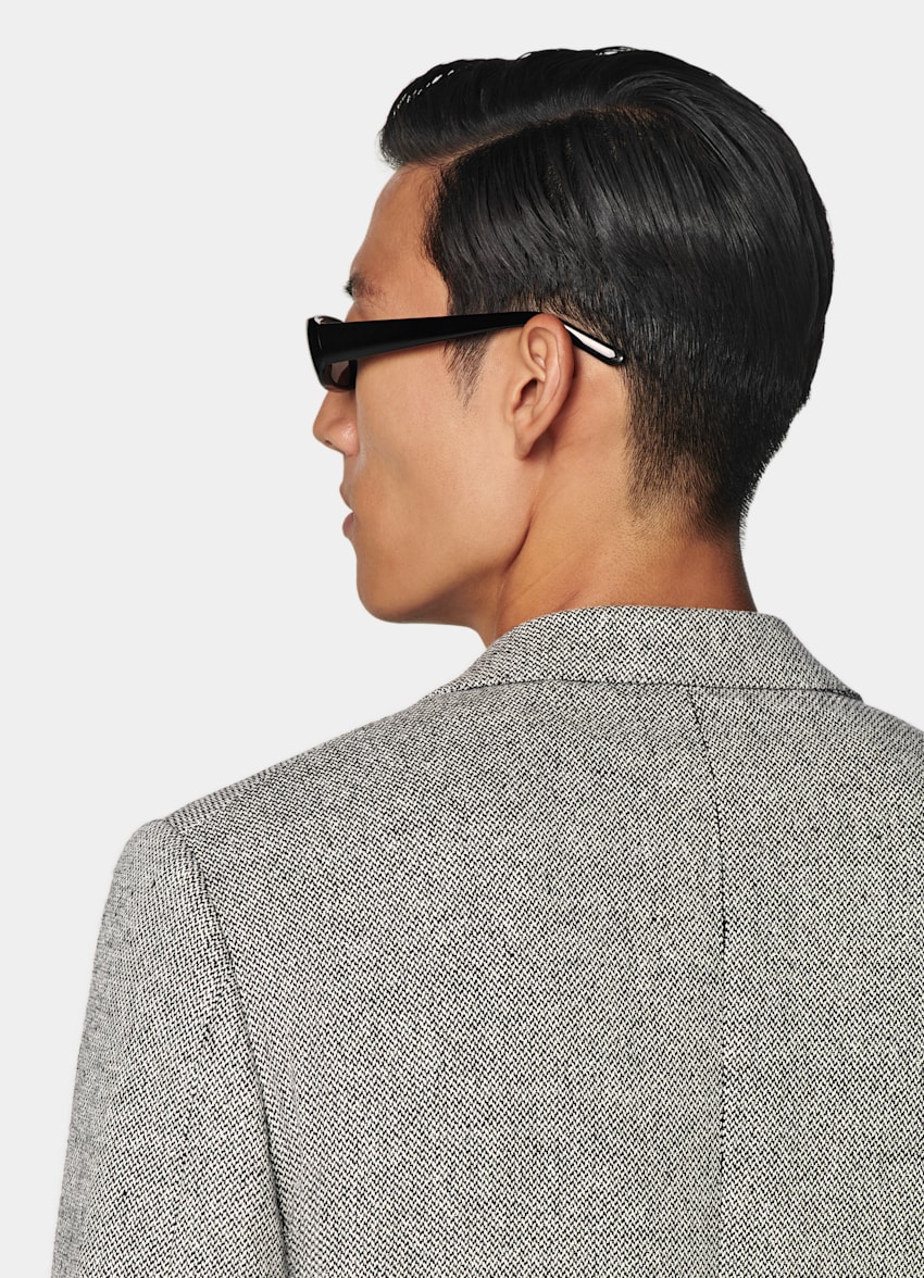 Black Tailored Fit Milano Blazer