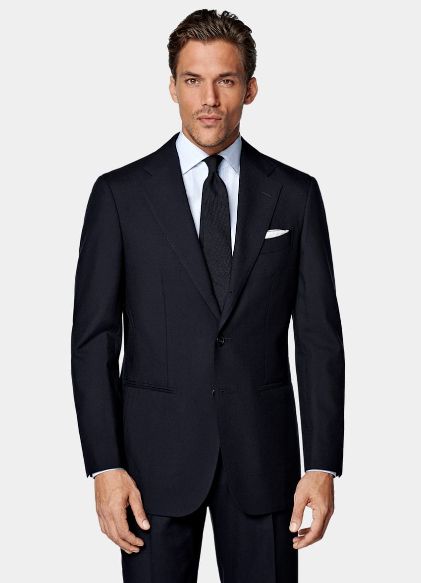 Navy Tailored Fit Havana Suit