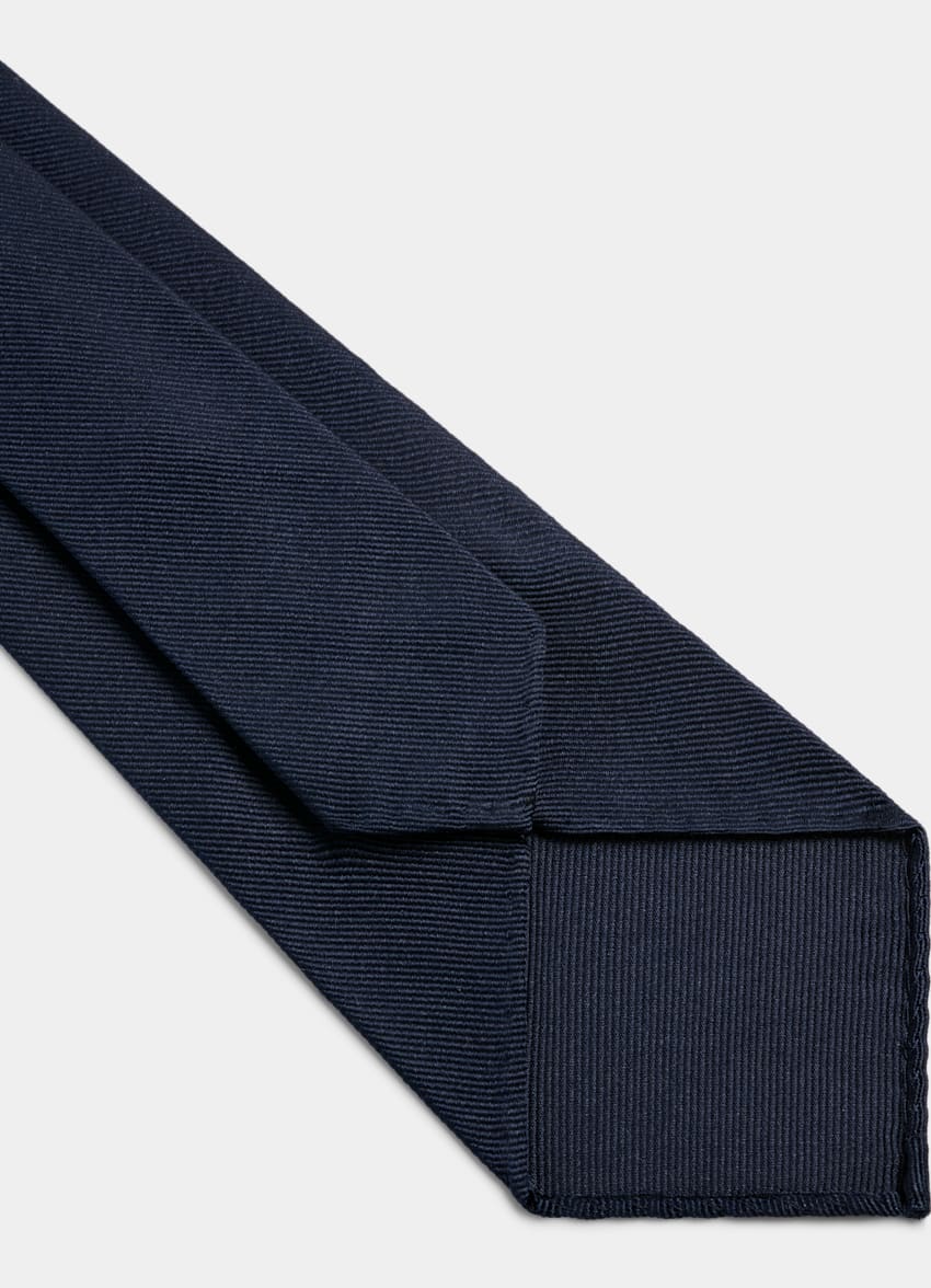 Navy 7 Fold Tie