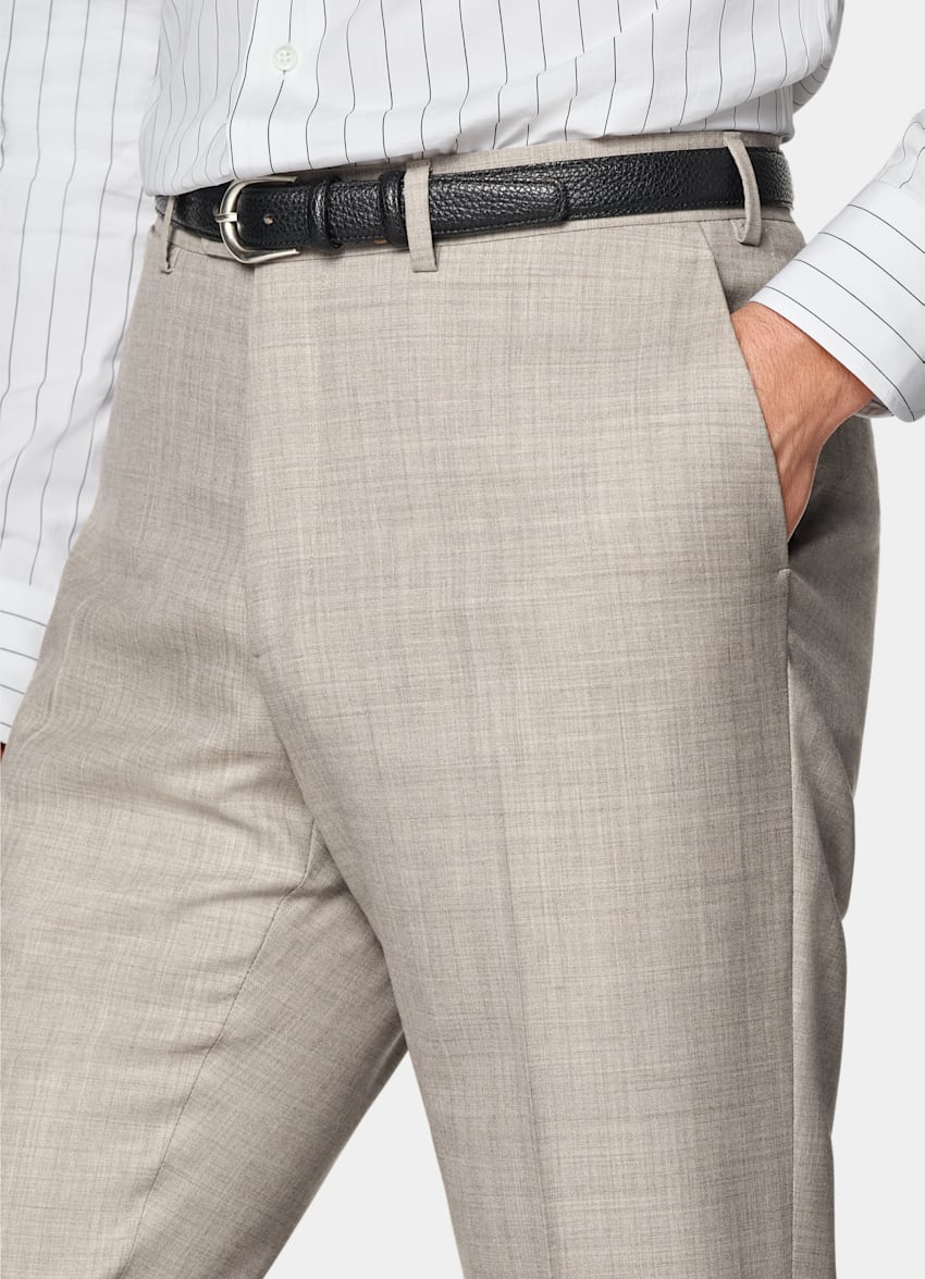 Light Brown Custom Made Suit