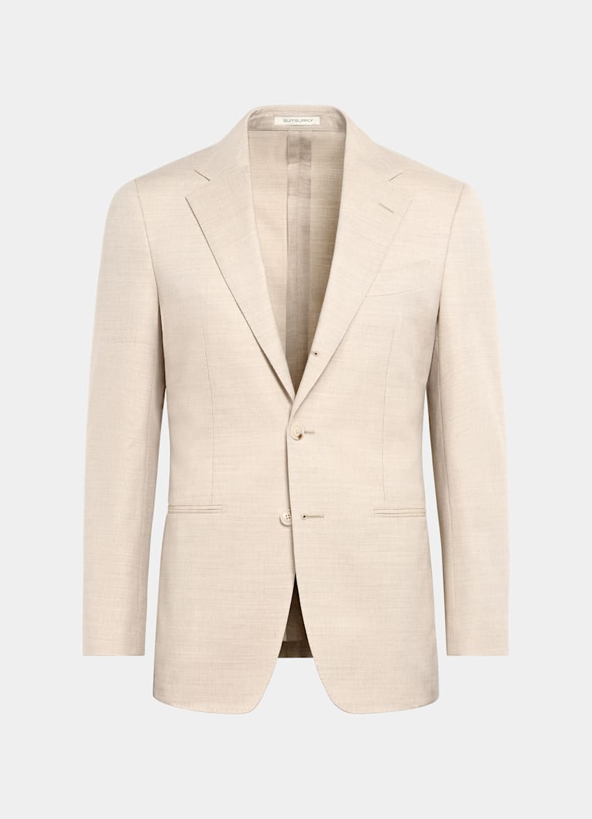 Sand Tailored Fit Havana Suit Jacket