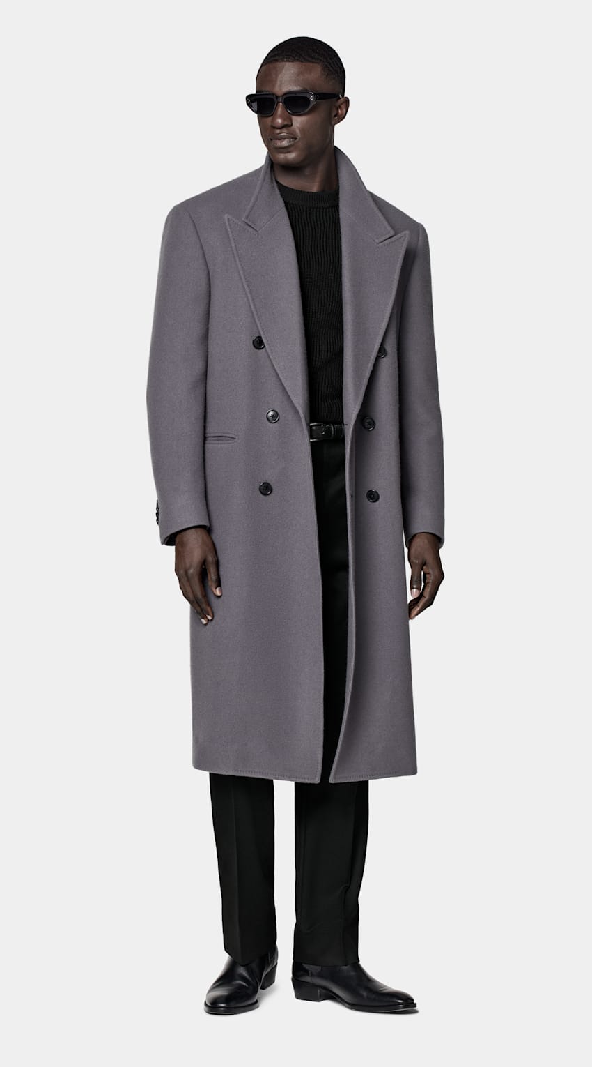 Mid Grey Overcoat
