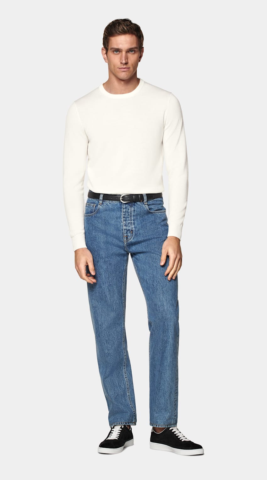 Off-White Merino Crewneck