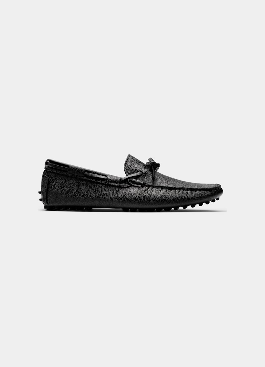 Black Driving Moccasins
