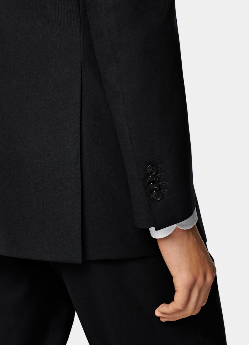 Black Tailored Fit Havana Suit