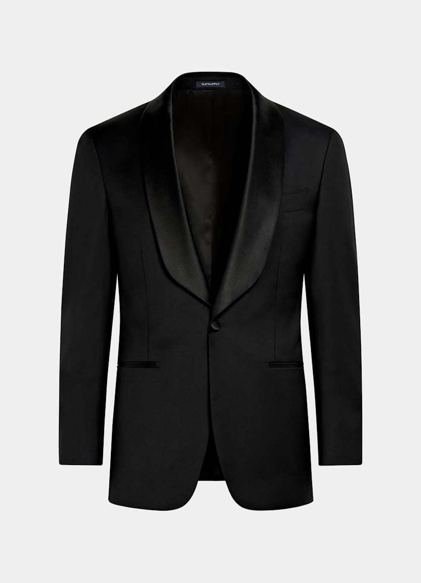 Black Tailored Fit Havana Dinner Jacket