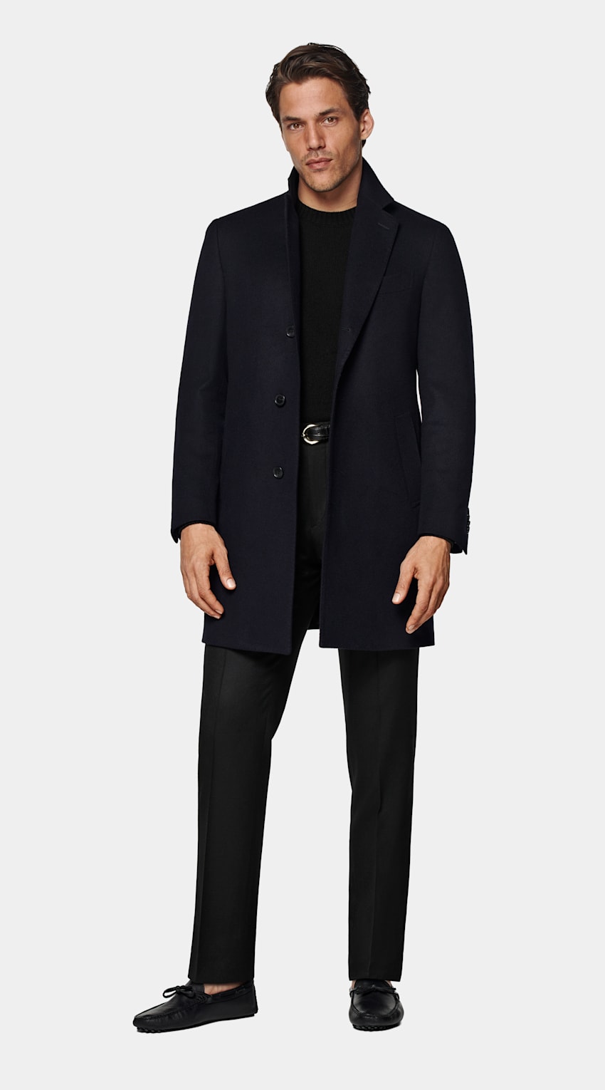 Navy Overcoat