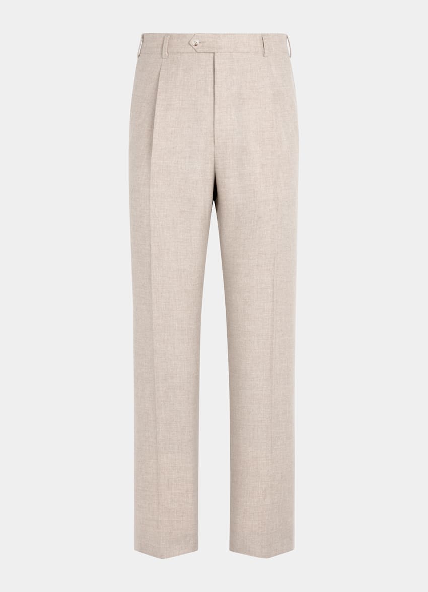 Sand Tailored Fit Milano Suit