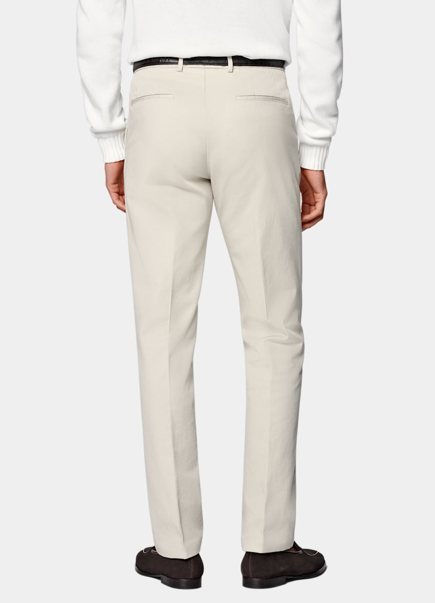 Sand Slim Leg Straight Chinos