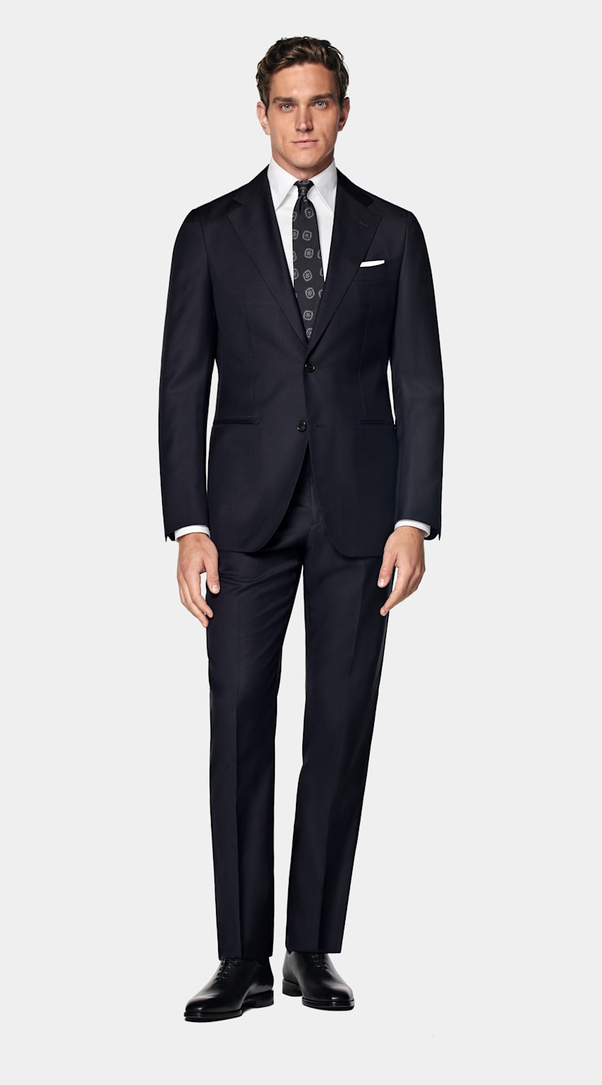Navy Perennial Tailored Fit Havana Suit