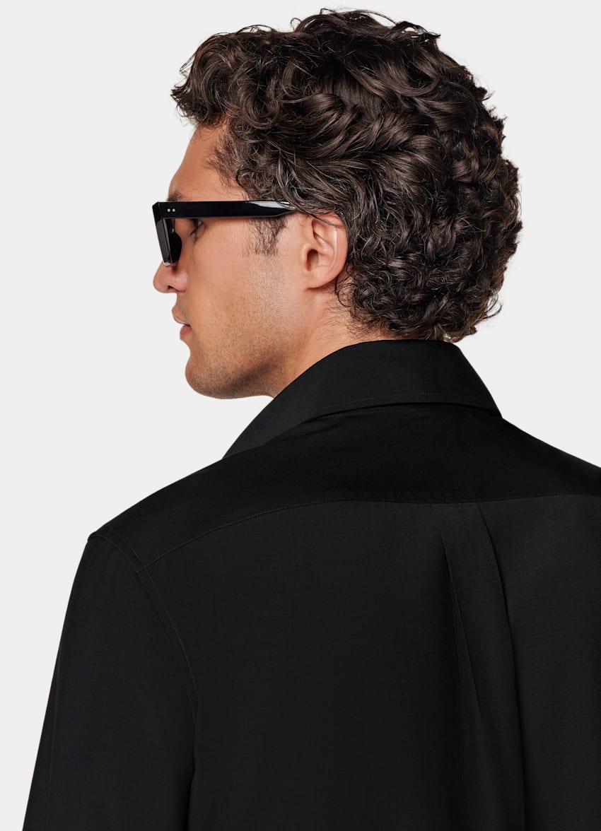 Black Tailored Fit Shirt