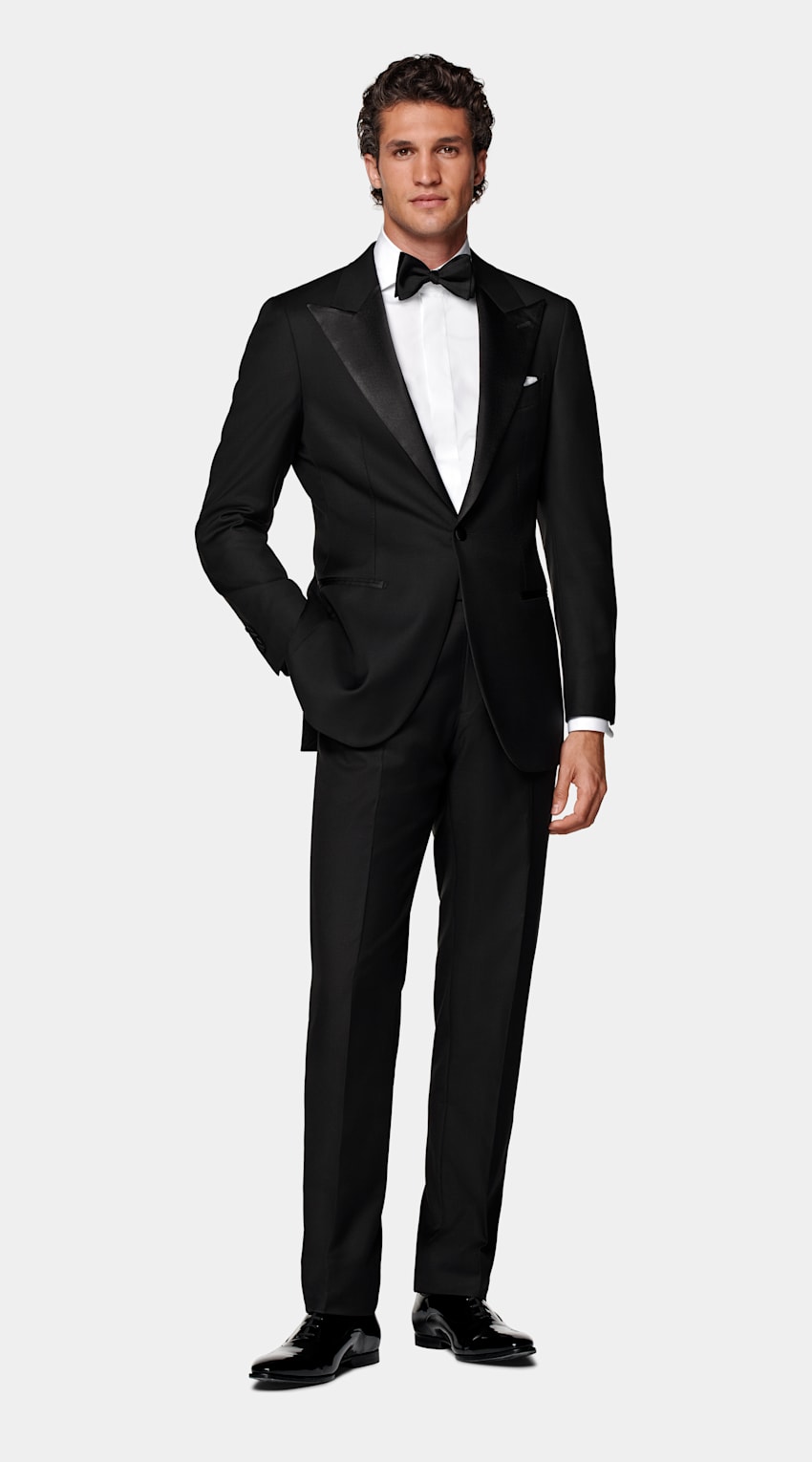 Black Tailored Fit Havana Tuxedo