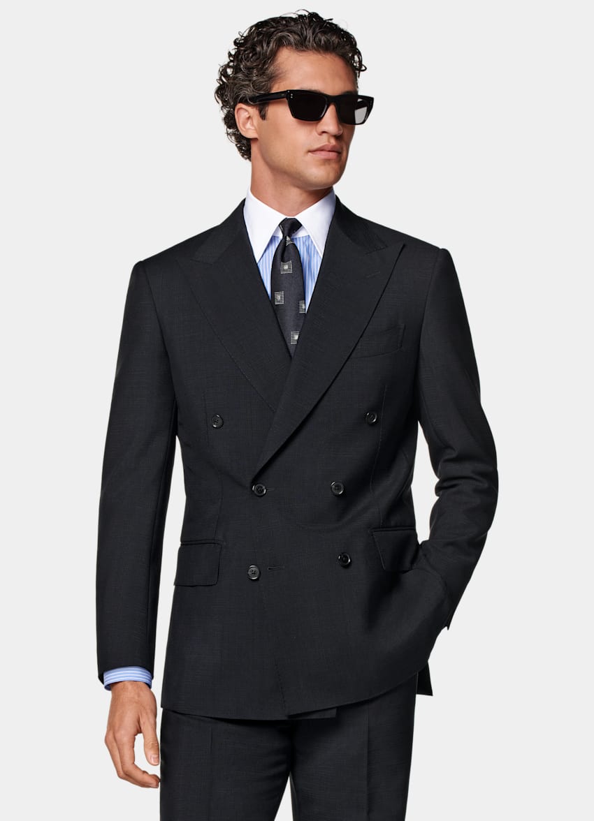 Navy Tailored Fit Milano Suit